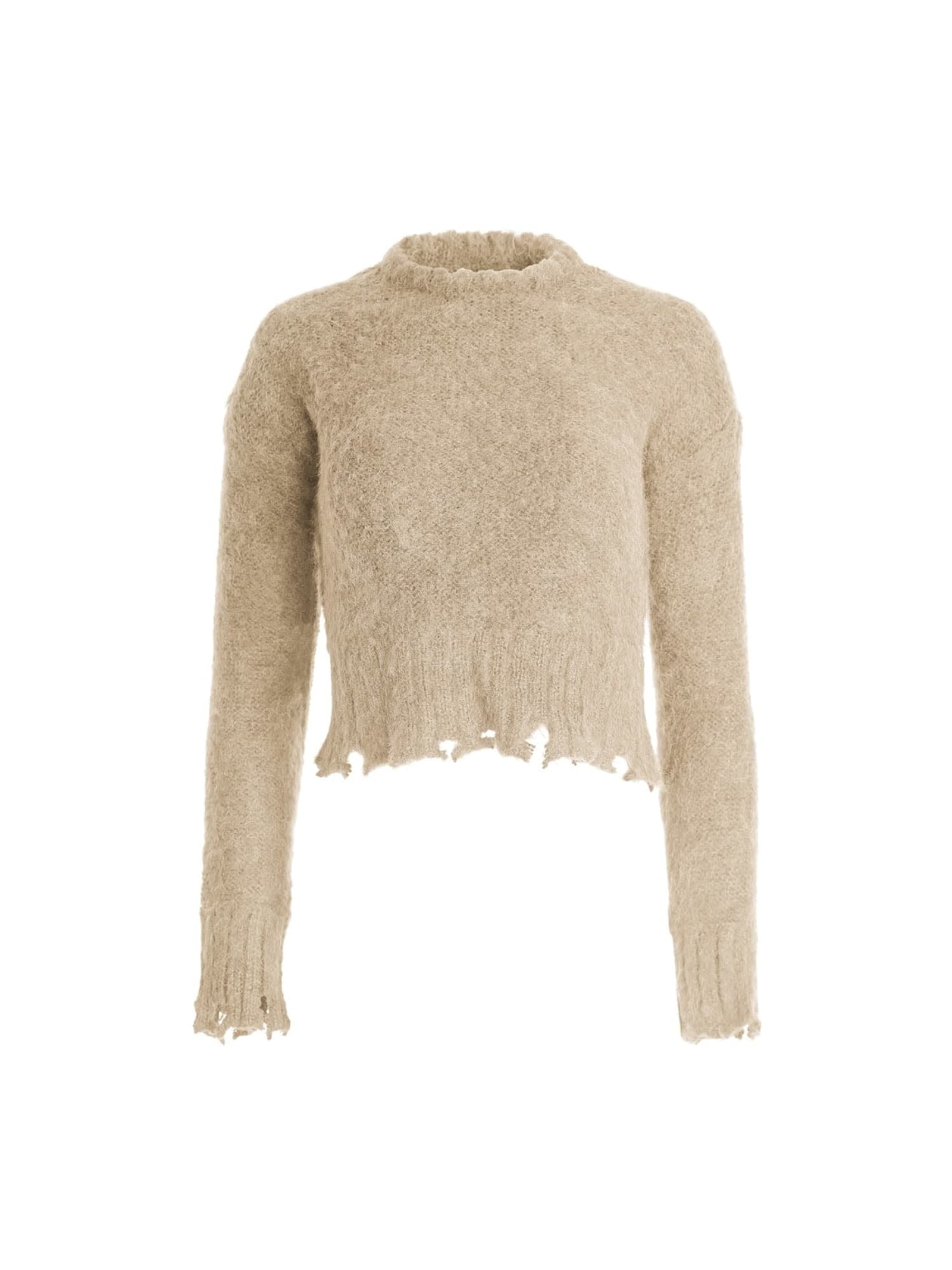 Guess Trui Met Ronde Hals for women in beige