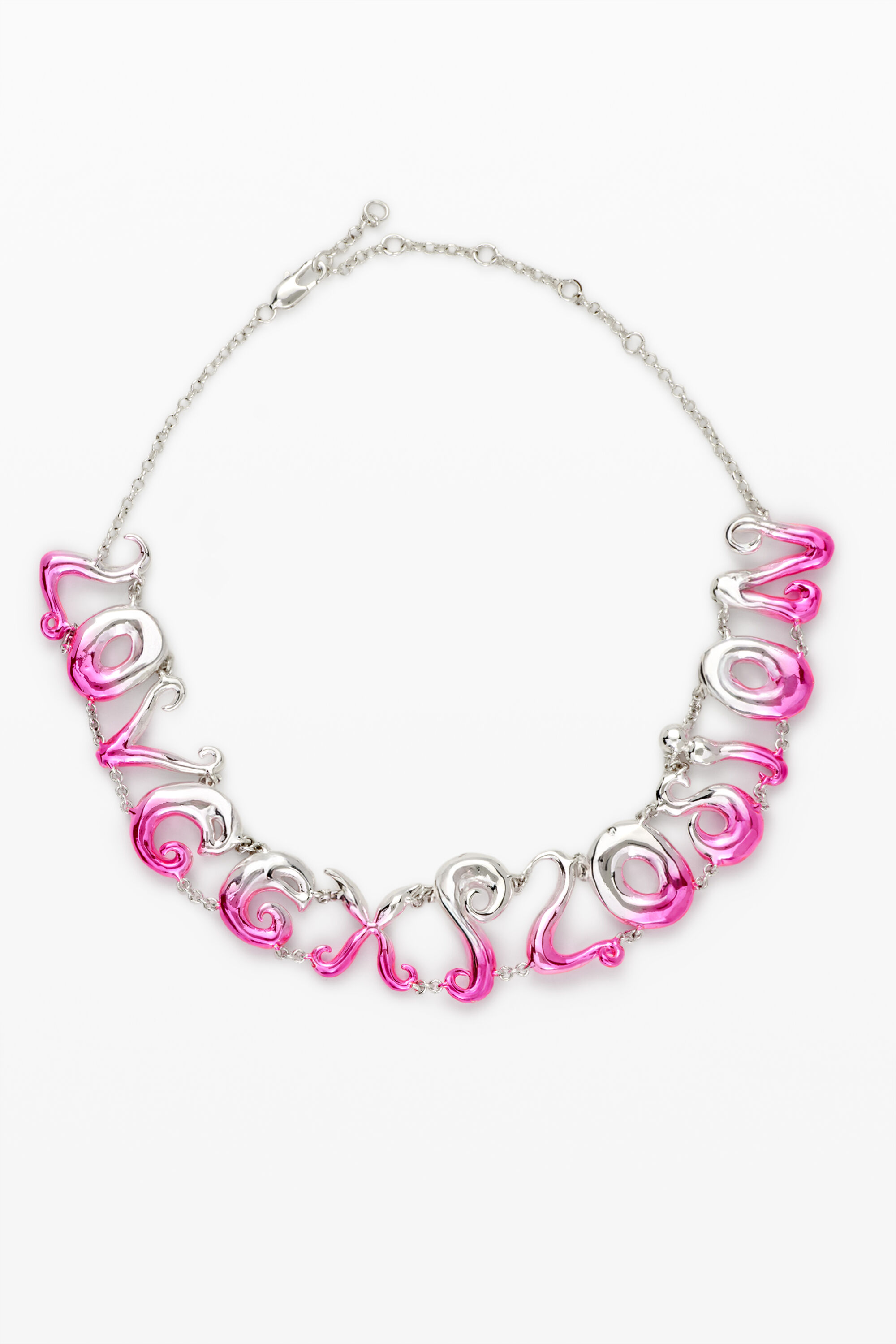 Desigual Roze love explosion ketting