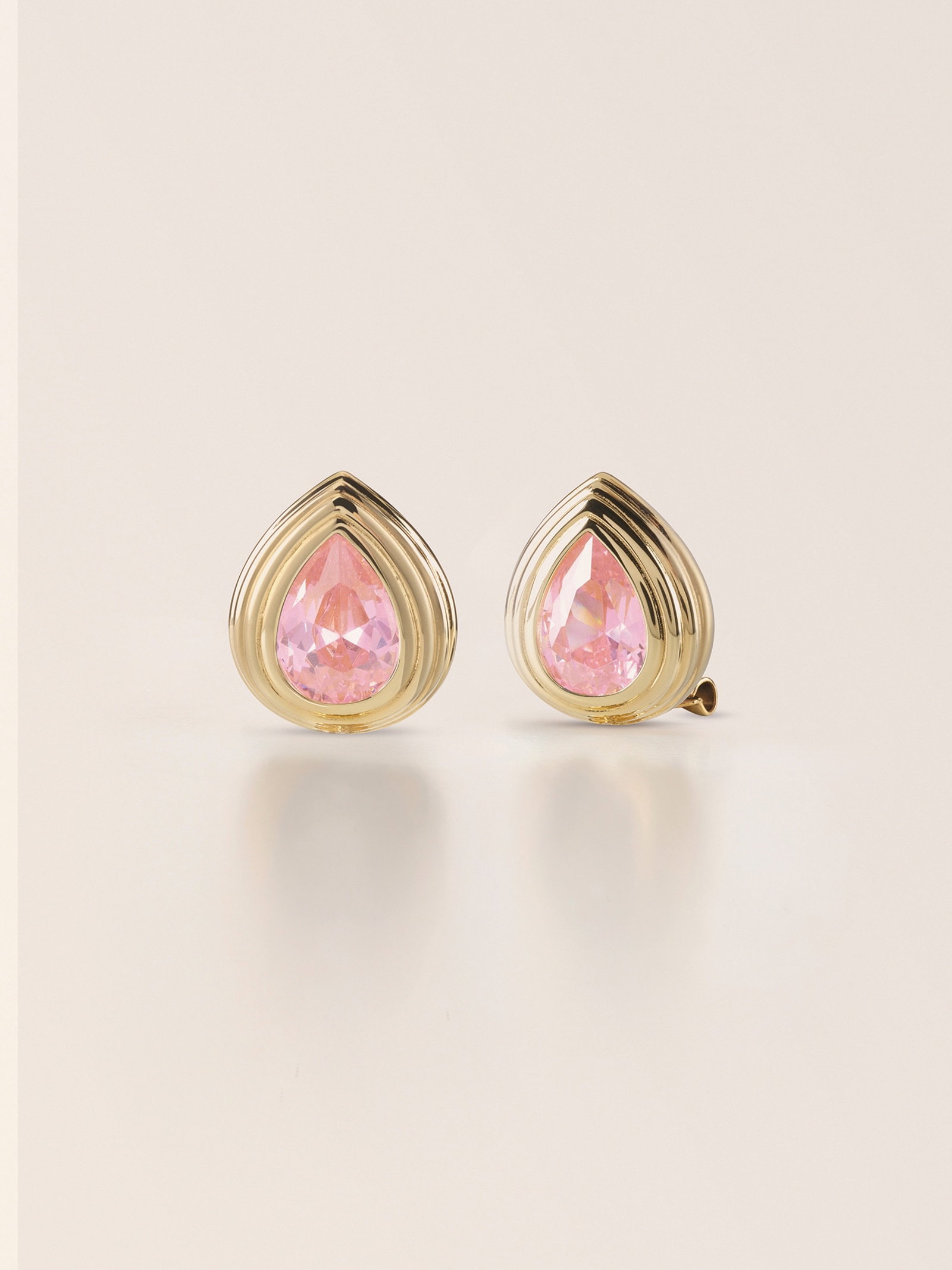 Guess Wild Orchid Oorhangers in goud