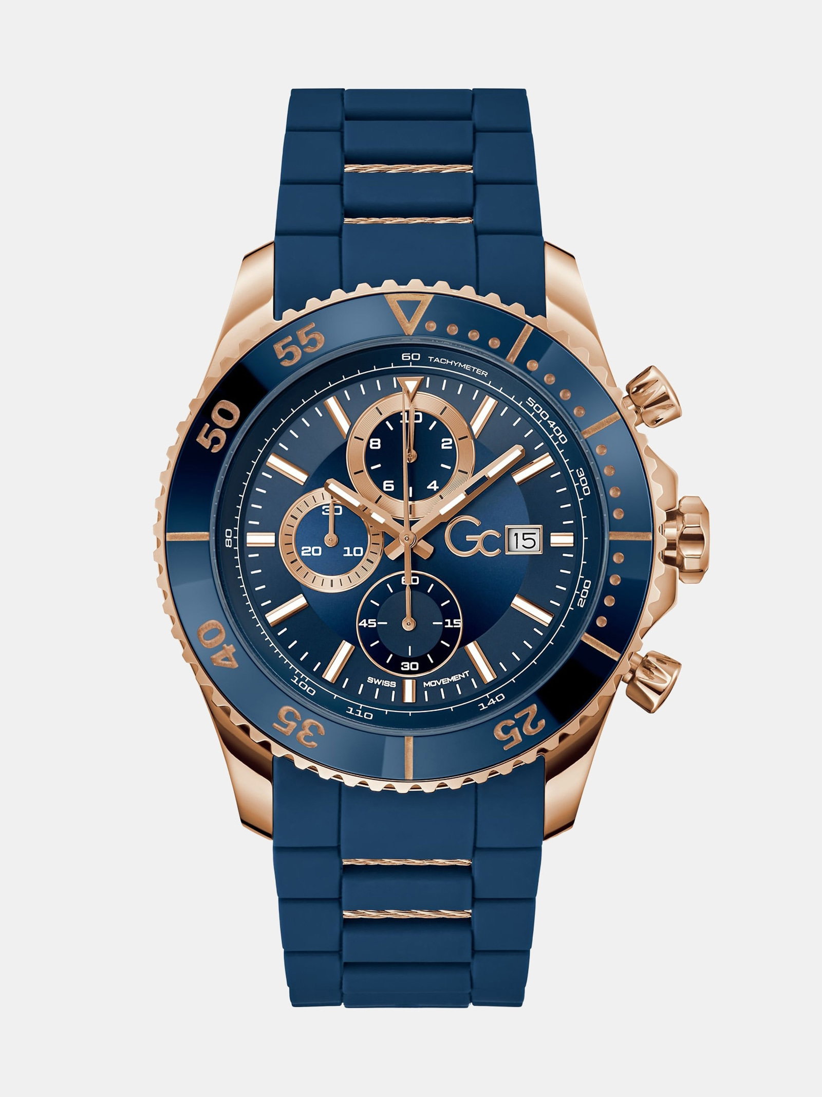 Guess Gc Multifunctioneel Kwartshorloge Van Silicone
