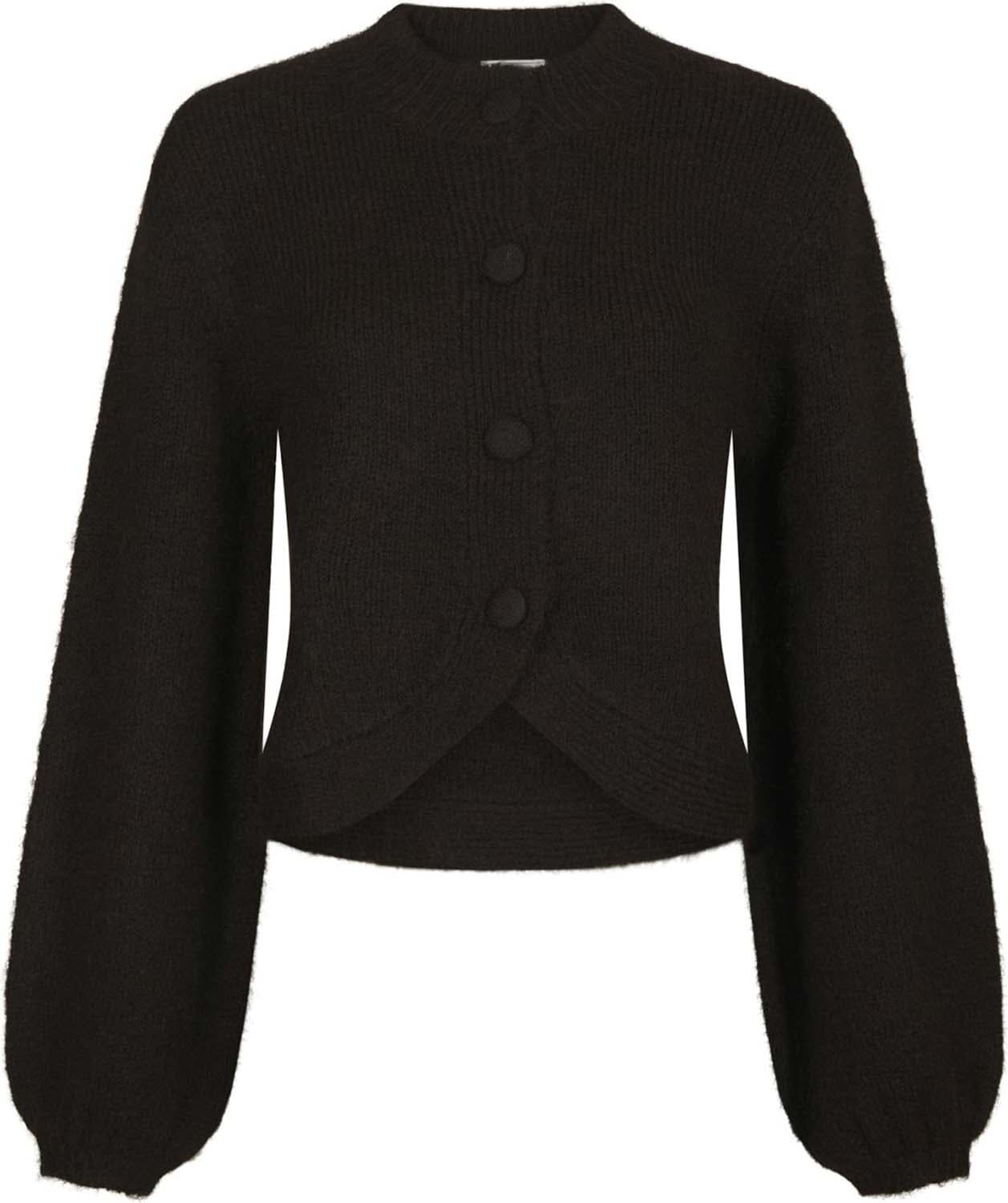 Neo Noir Vest Gio Fluffy Donker Bruin dames