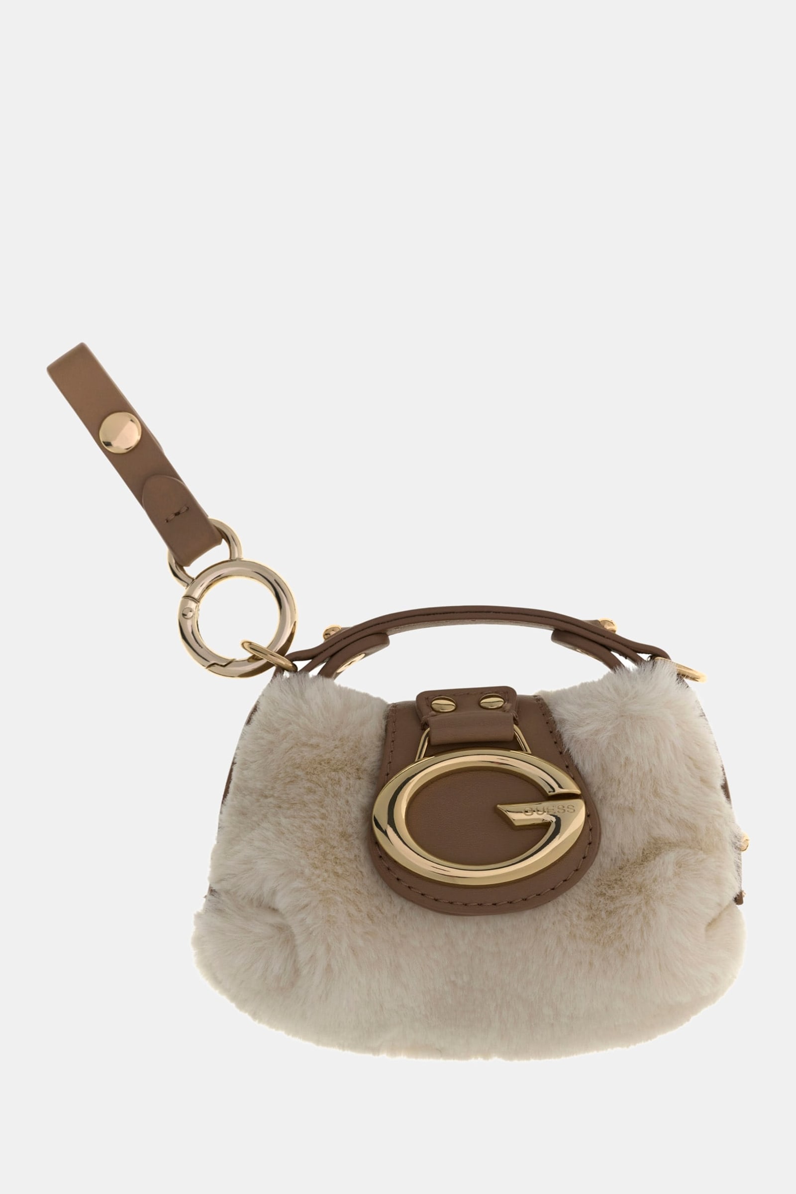 Guess Camden Sleutelhanger in beige