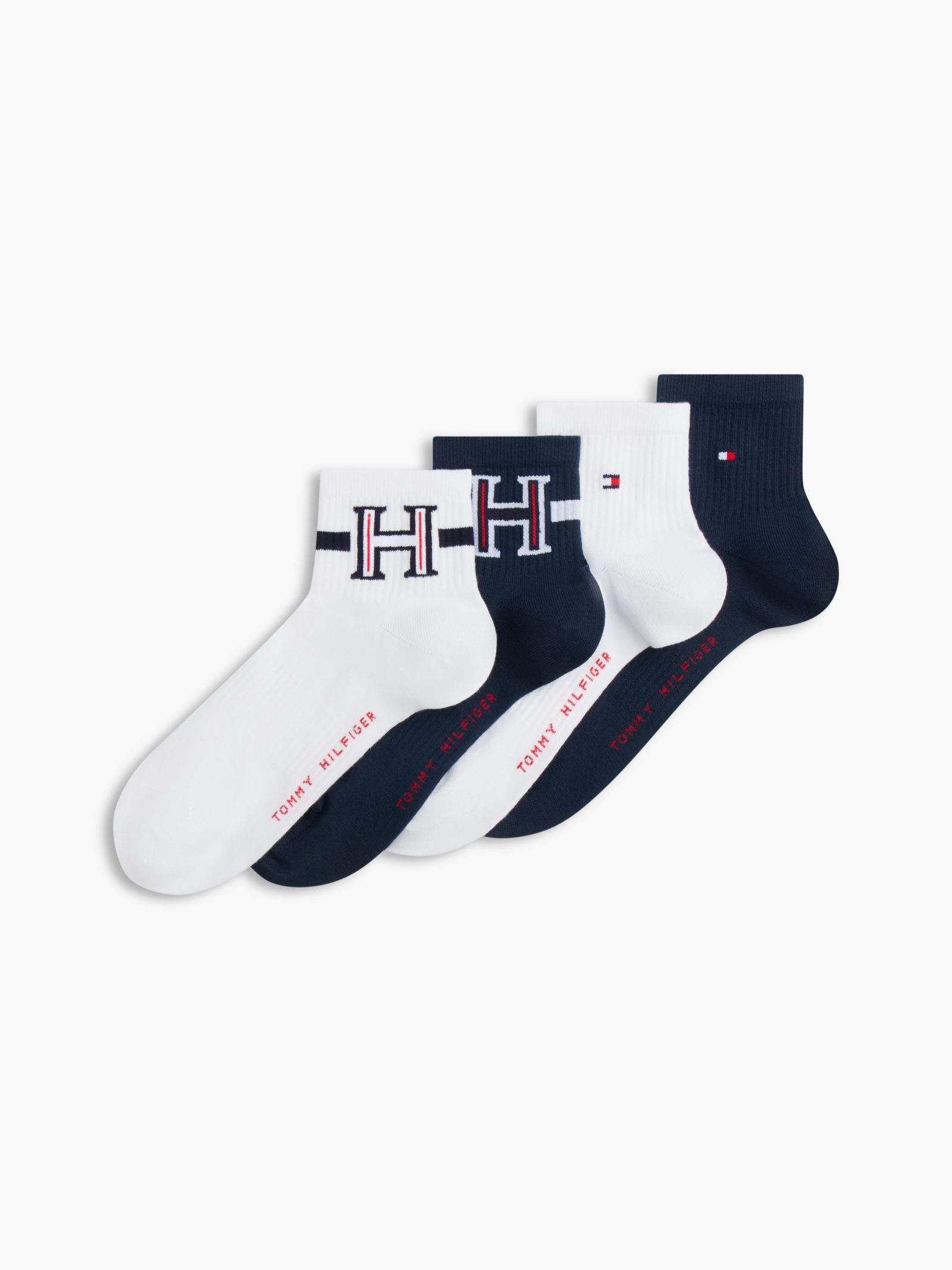 Tommy Hilfiger Set van 4 paar enkelsokken in marine