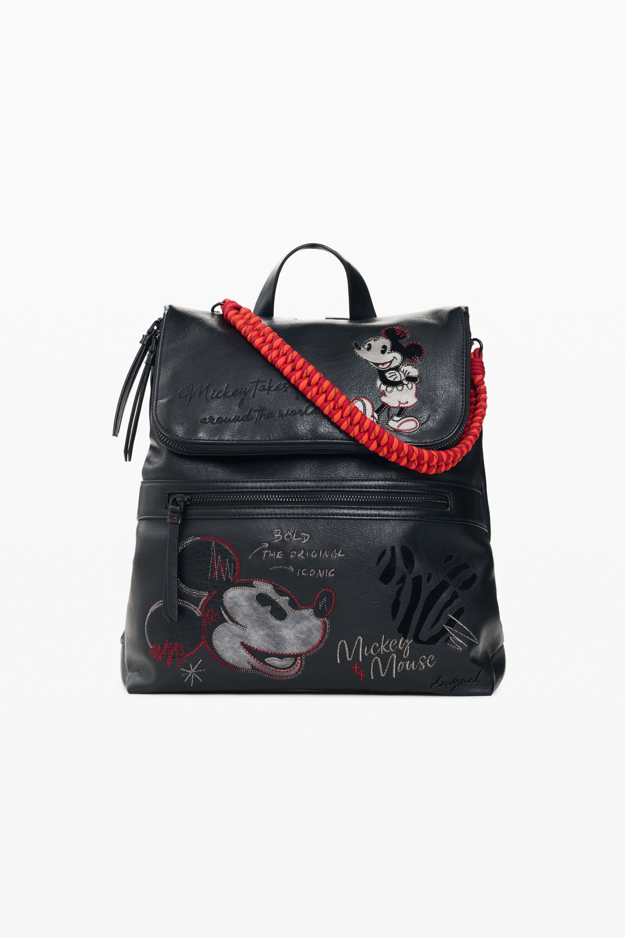 Desigual Middelgrote Mickey™ rugzak in zwart