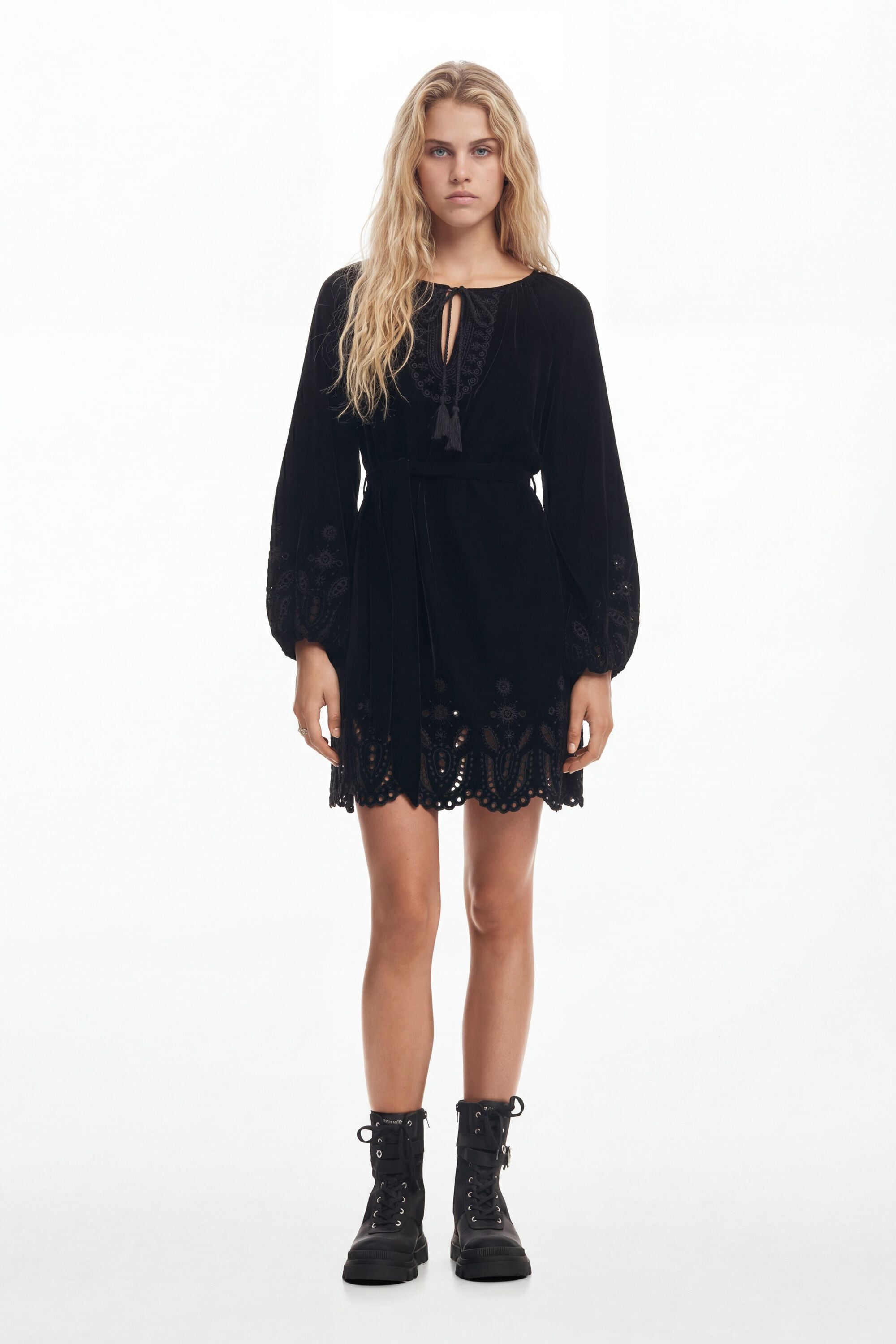 Desigual Mini jurk met borduursels