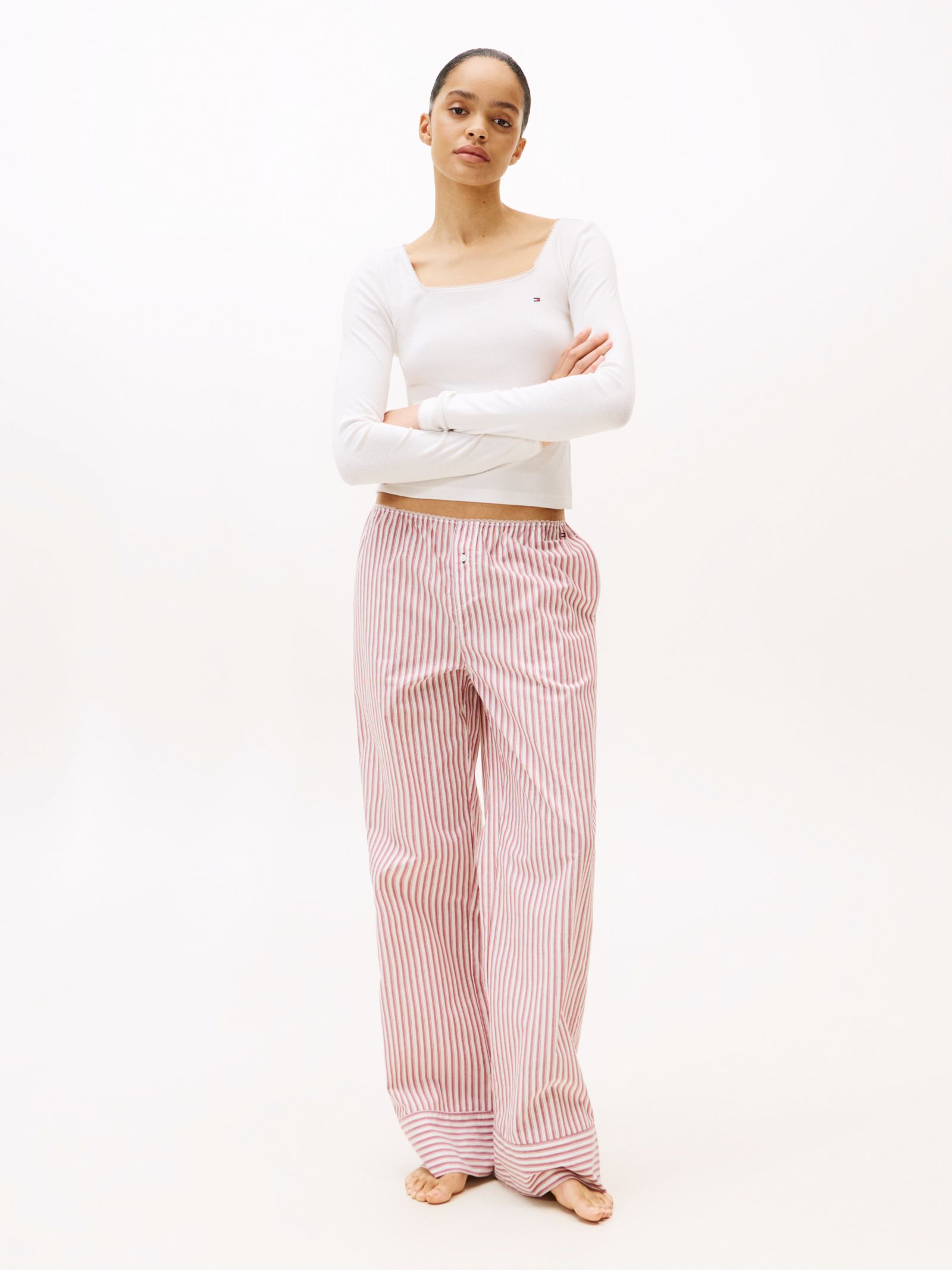 Tommy Hilfiger Essential pointelle poplin pyjamaset