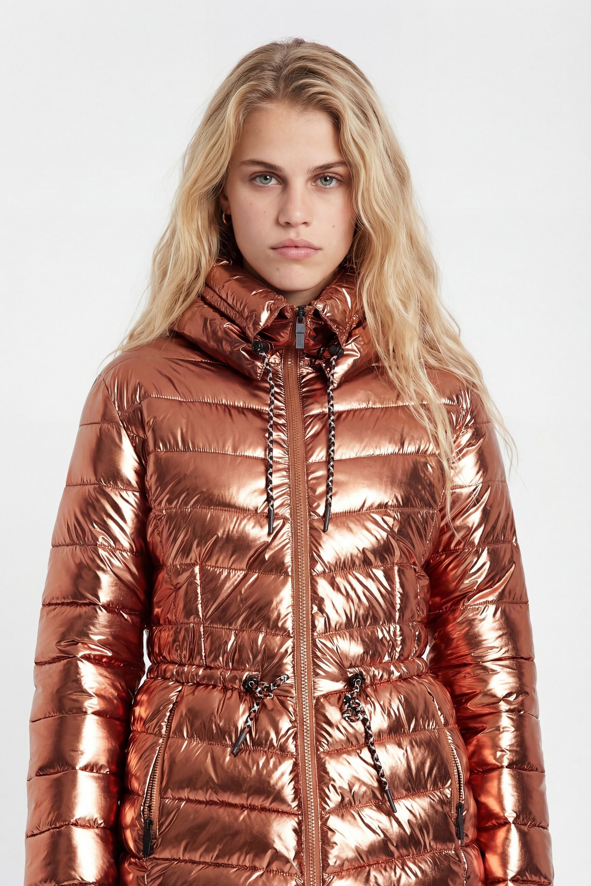 Desigual Gewatteerd jack met capuchon