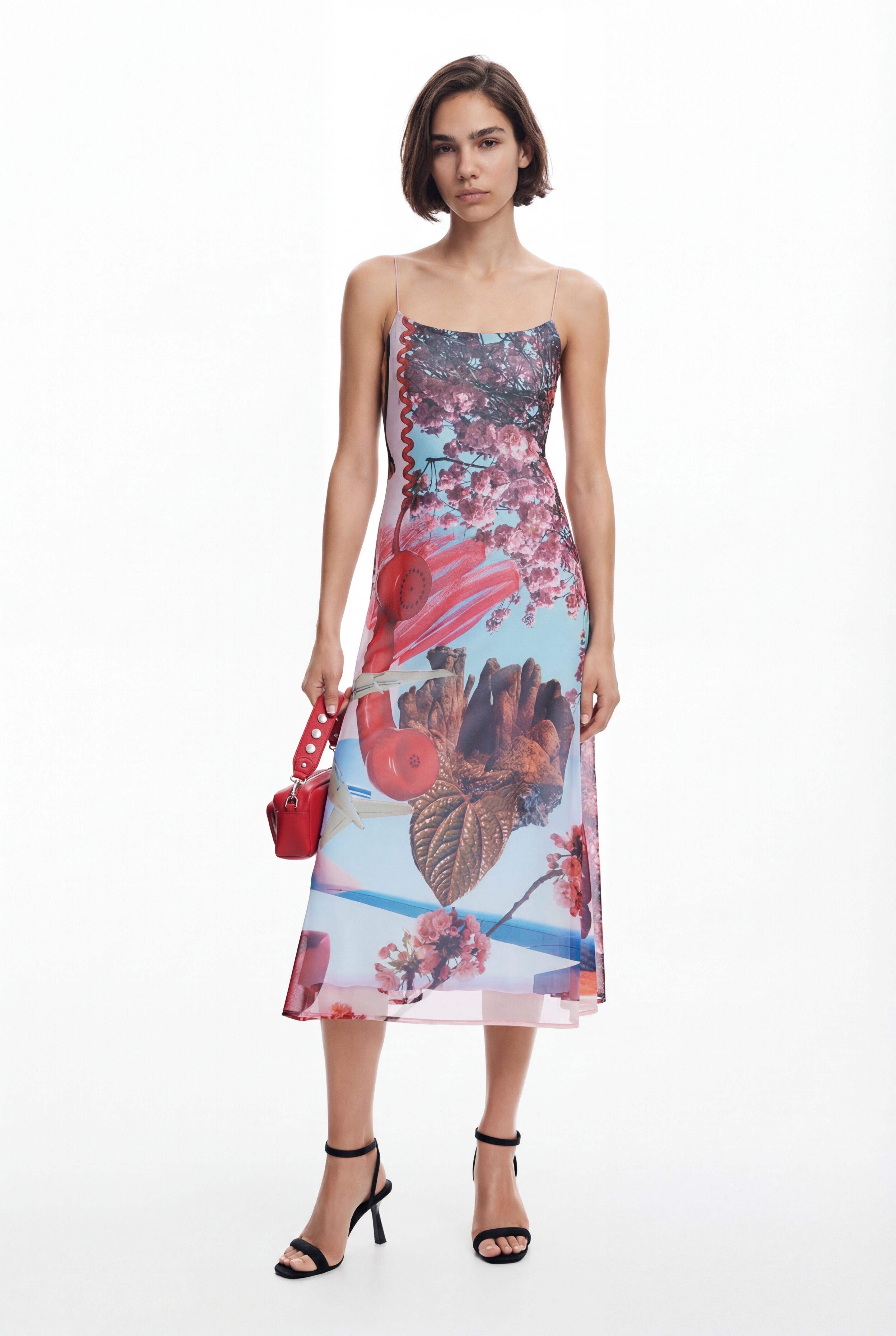 Desigual Midi-jurk met print van M. Christian Lacroix in multicolor
