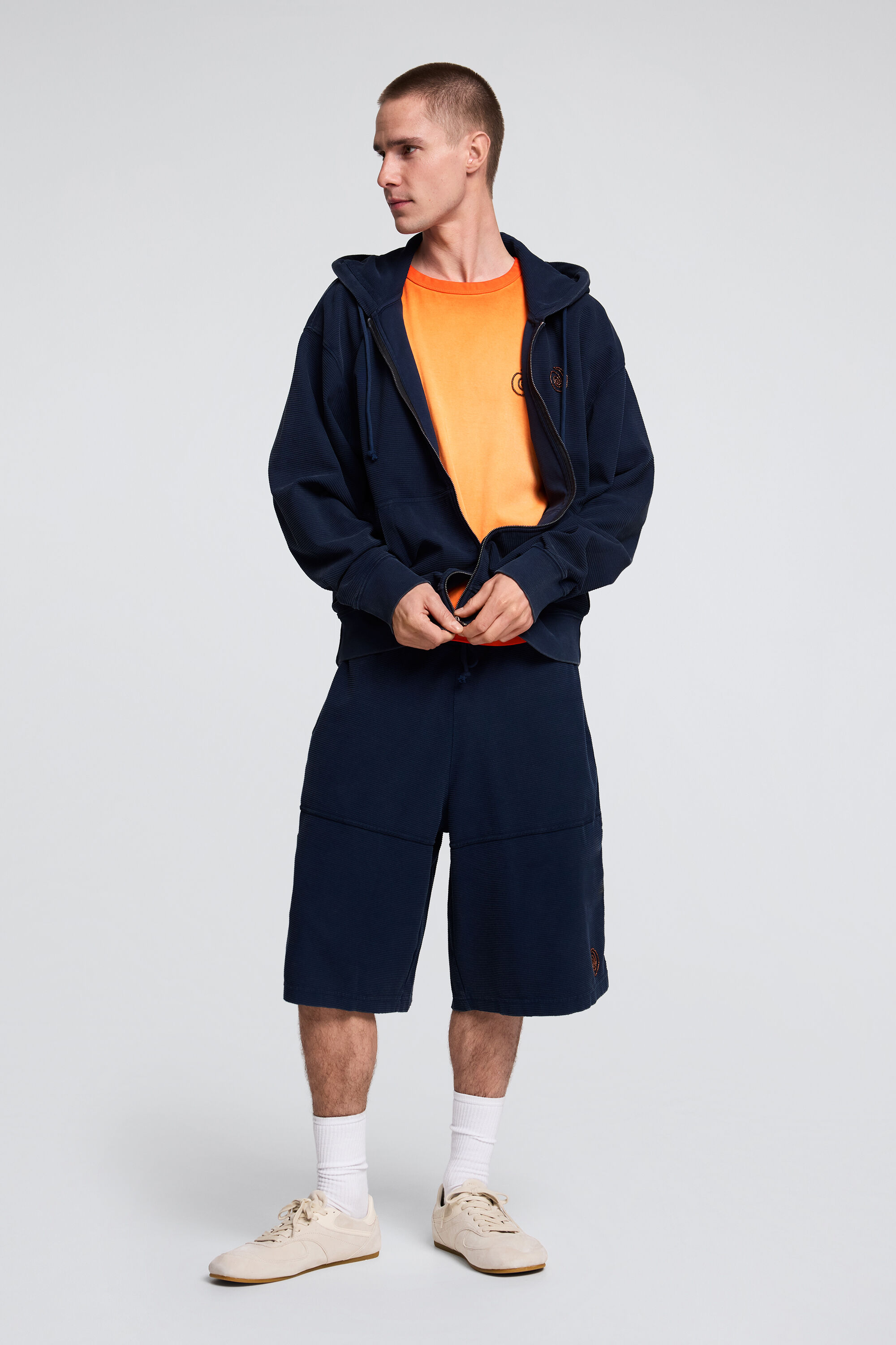 Desigual Effen gebreide bermuda