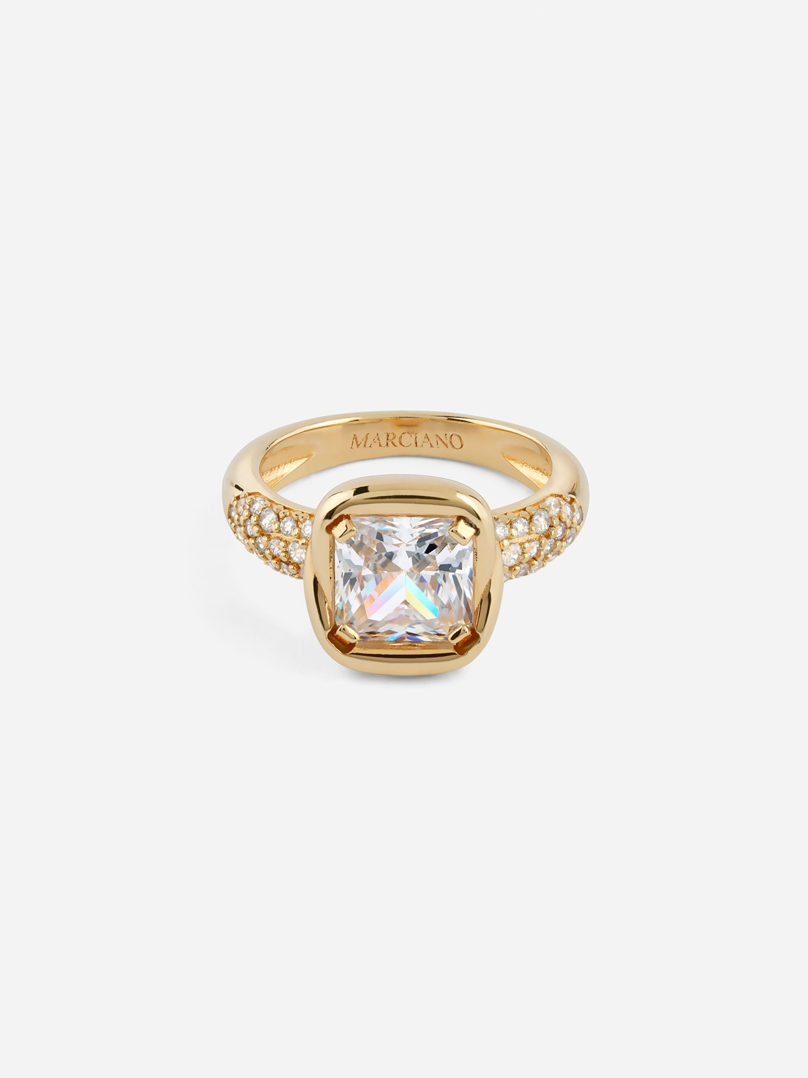 Guess Marciano Ring Stone in zilver
