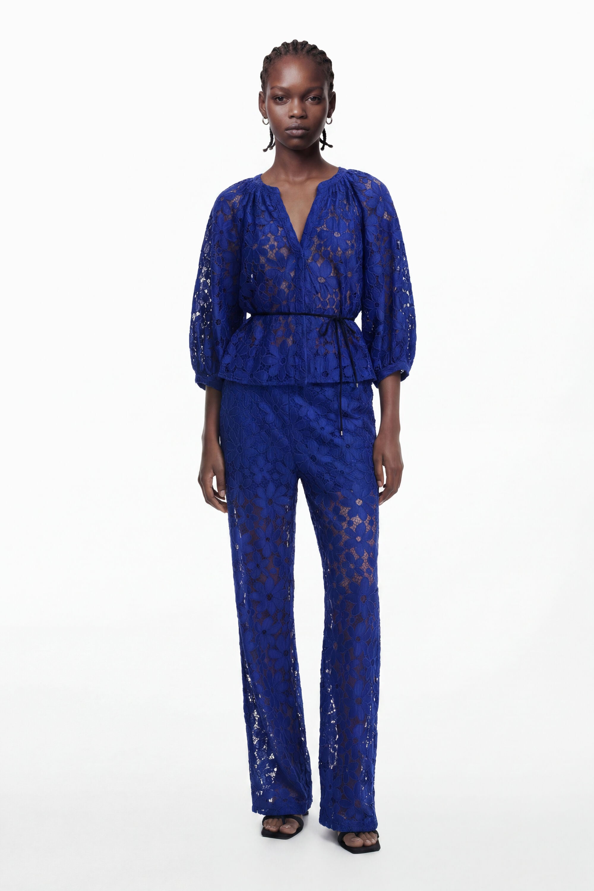 Desigual Kanten broek