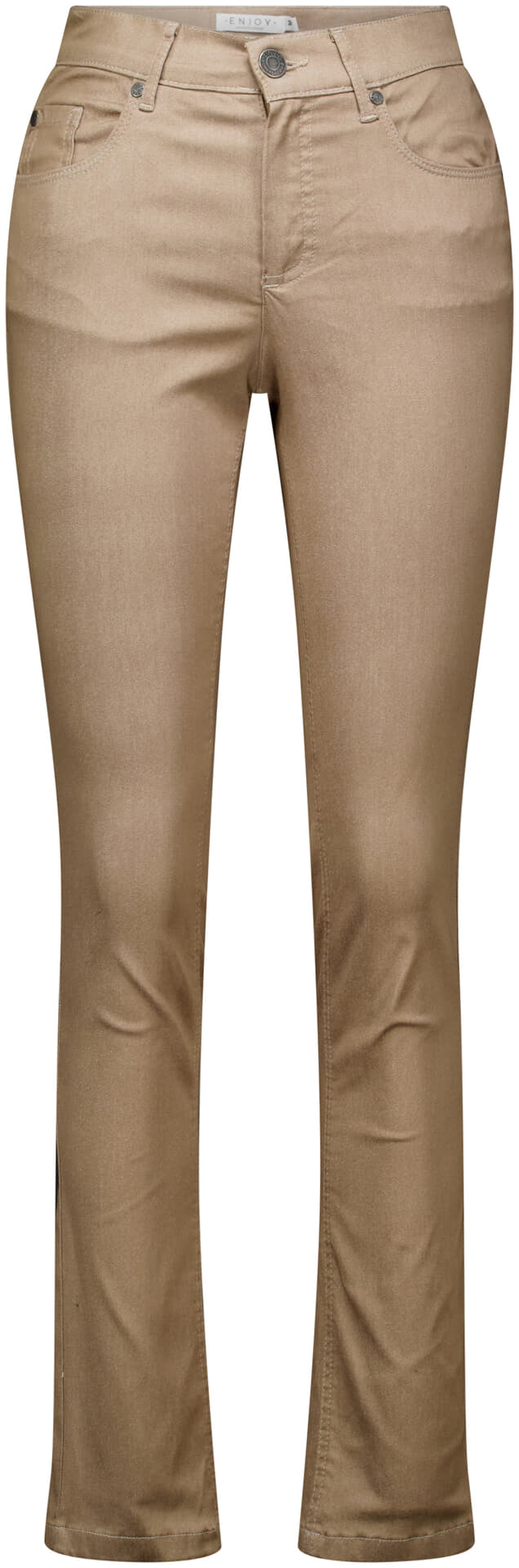 Enjoy Broek 5-Pocket Superstretch Lang Zand dames