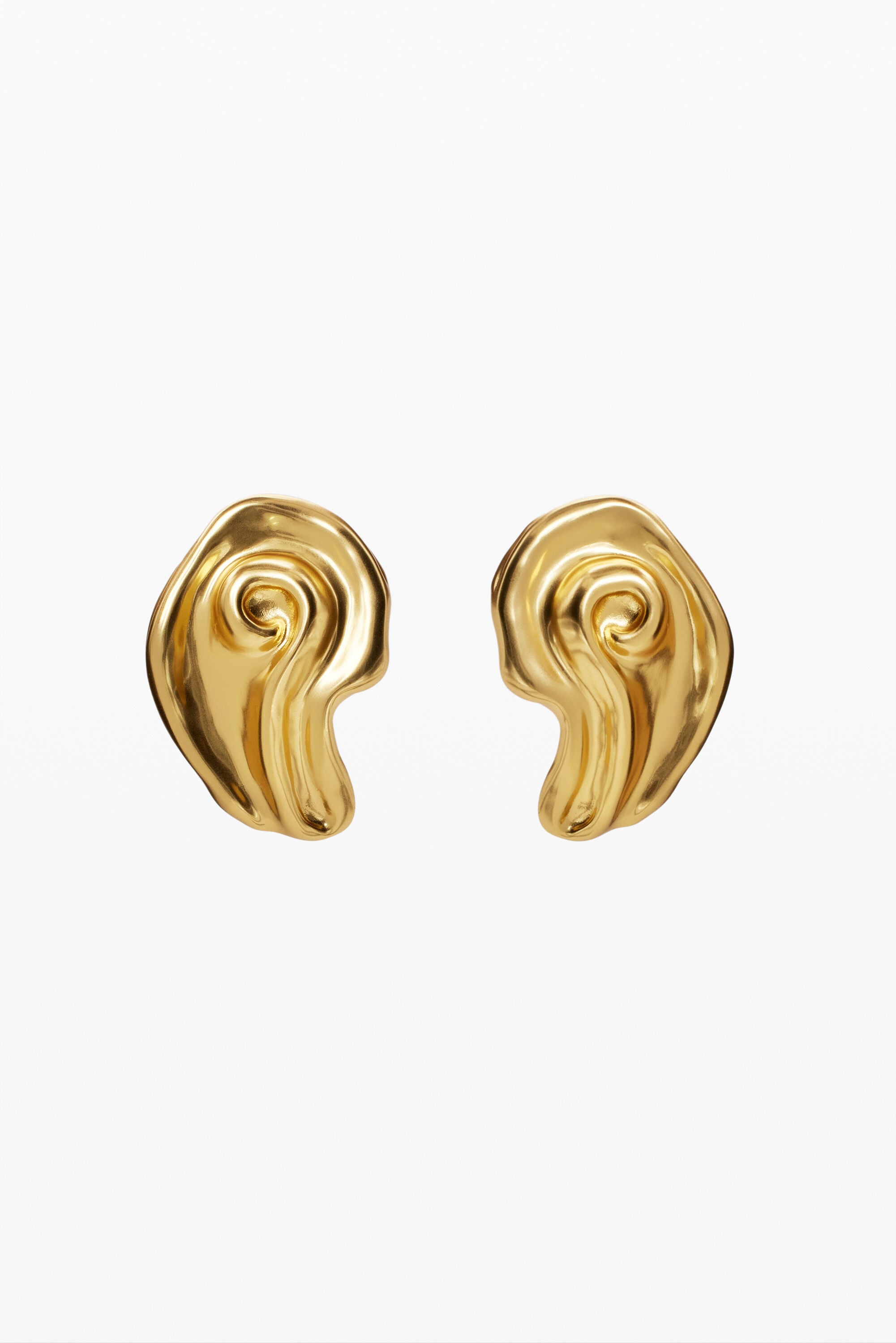Desigual Oorbellen schelp verguld Zalio in goud