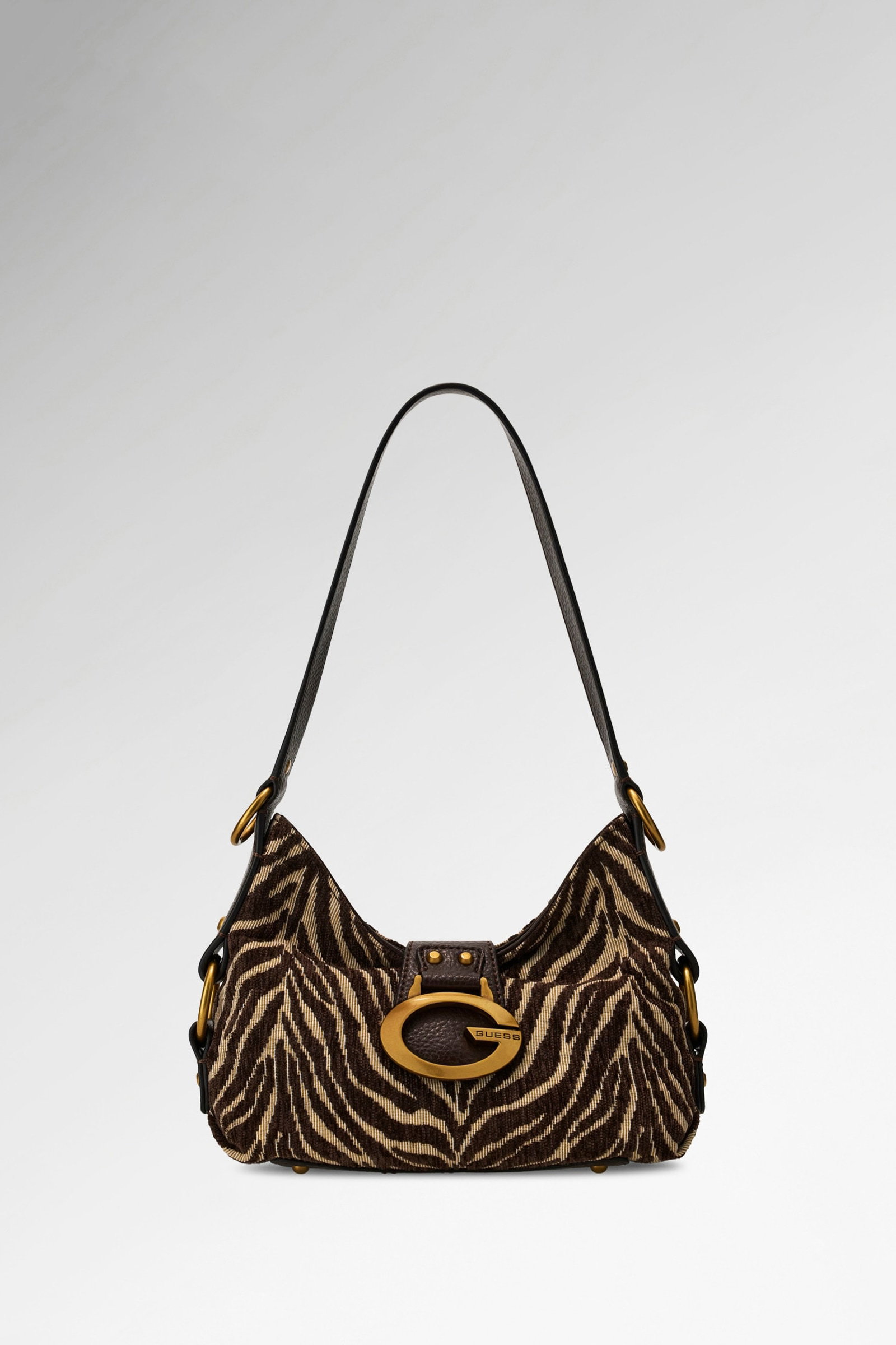 Guess Camden Mini Schoudertas in bruin