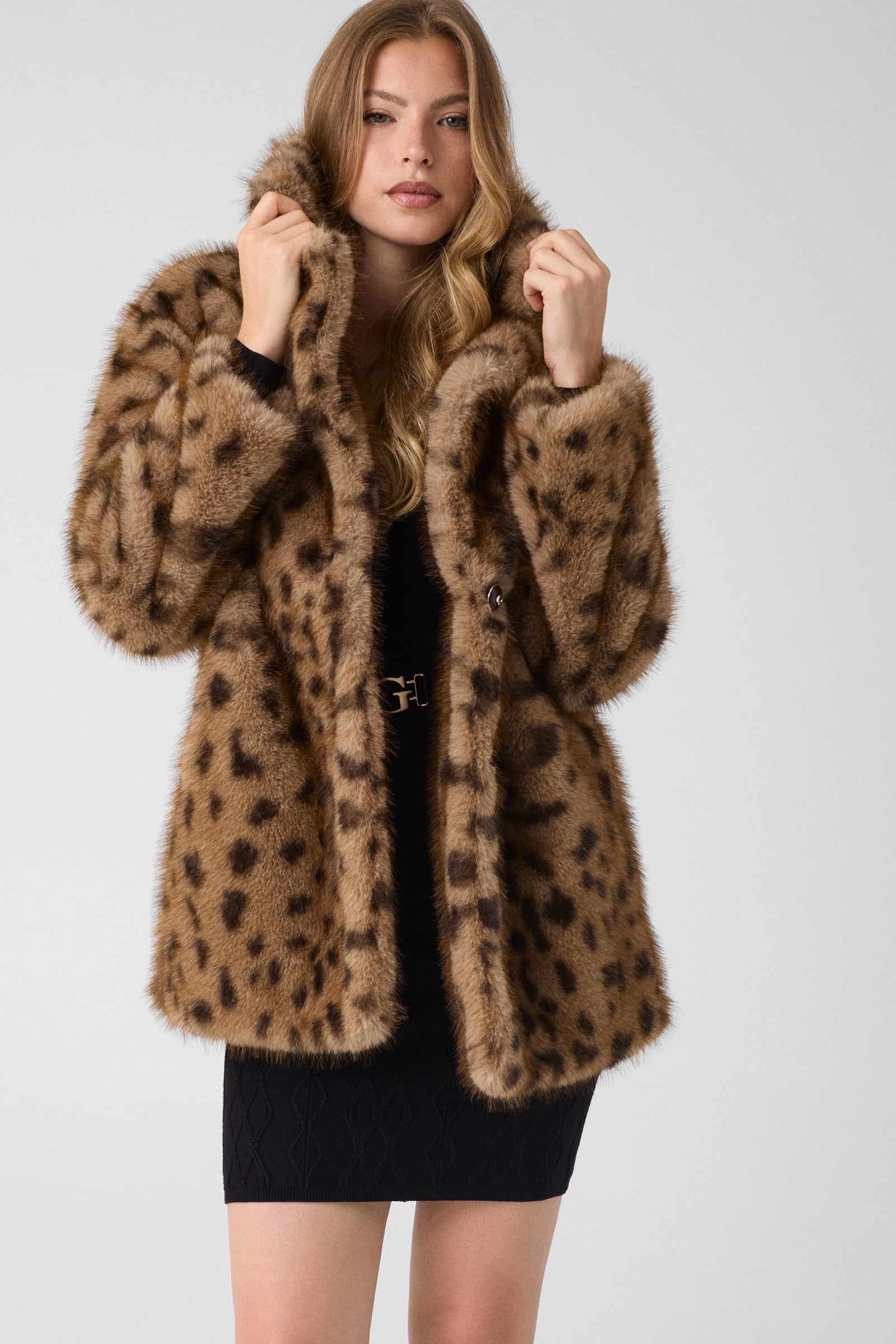 Guess Jas Van Imitatiebont for women in bruin