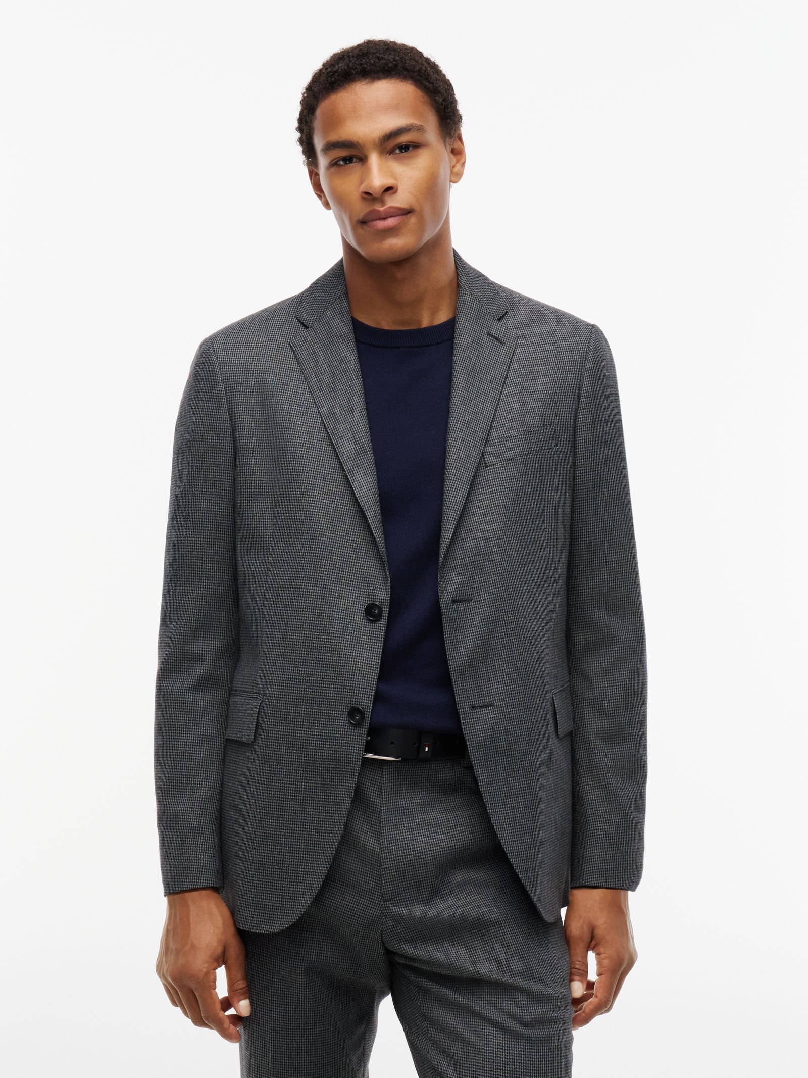 Tommy Hilfiger Tech pied de poule single breasted blazer
