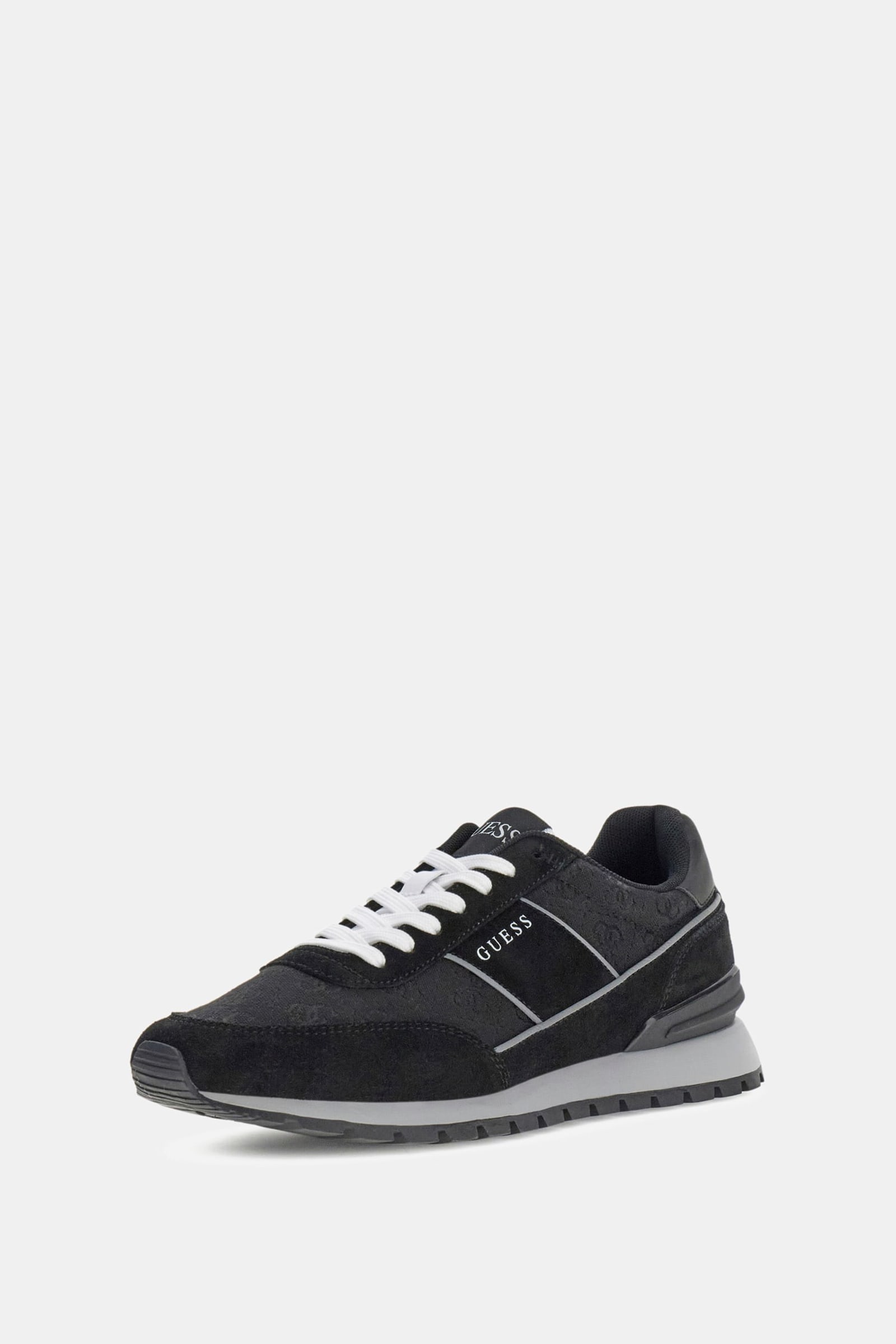 Guess Rexlor Suède Hardloopschoenen in zwart