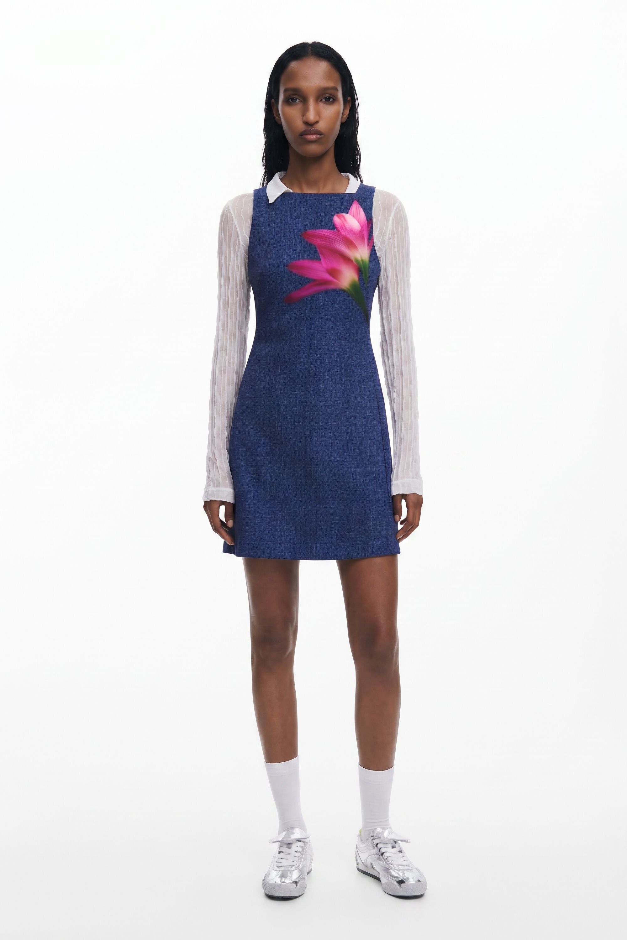 Desigual Mini-jurk in denimlook
