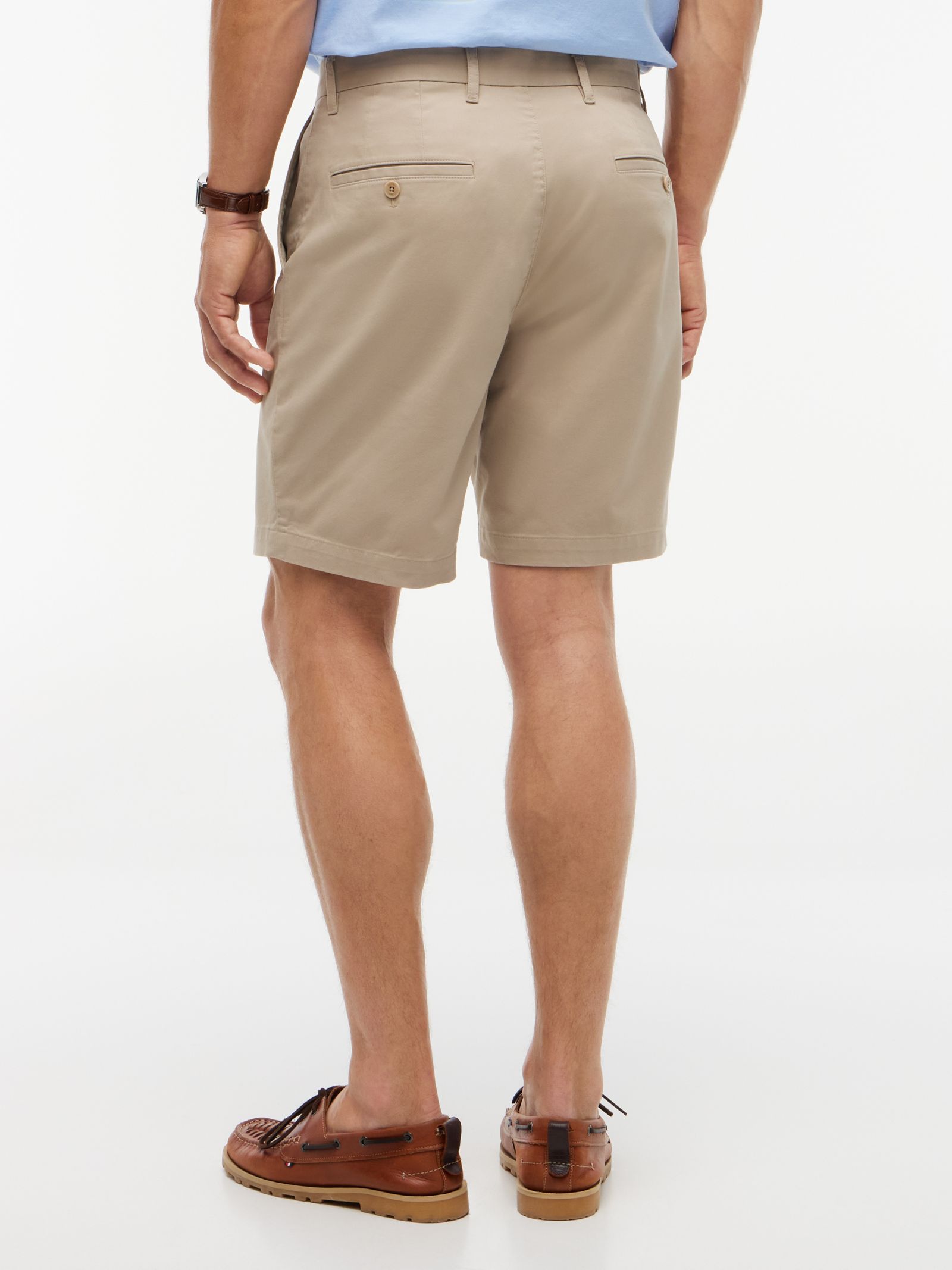 Tommy Hilfiger Dover regular straight chino short van twill in beige