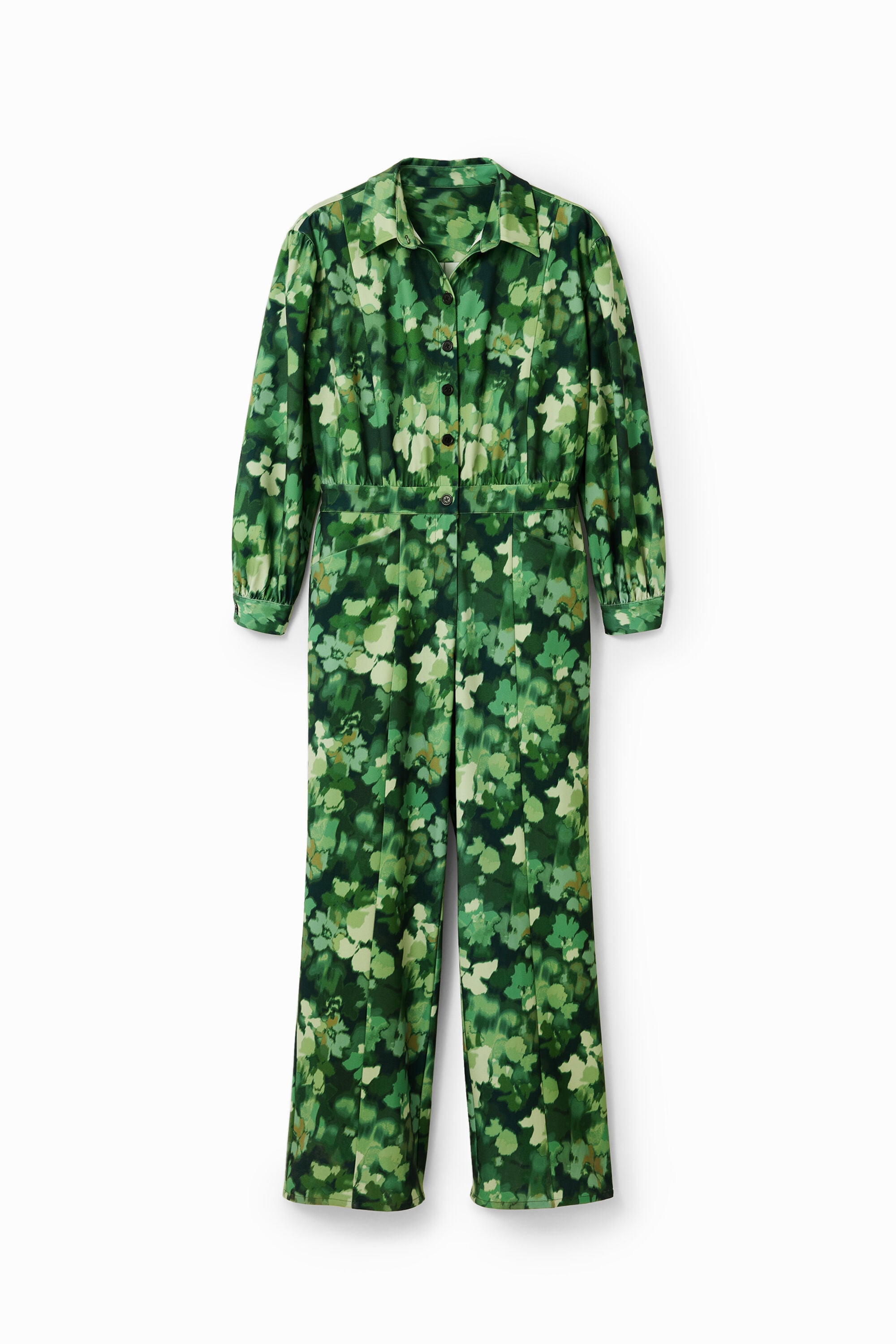 Desigual Worker jumpsuit met camouflage
