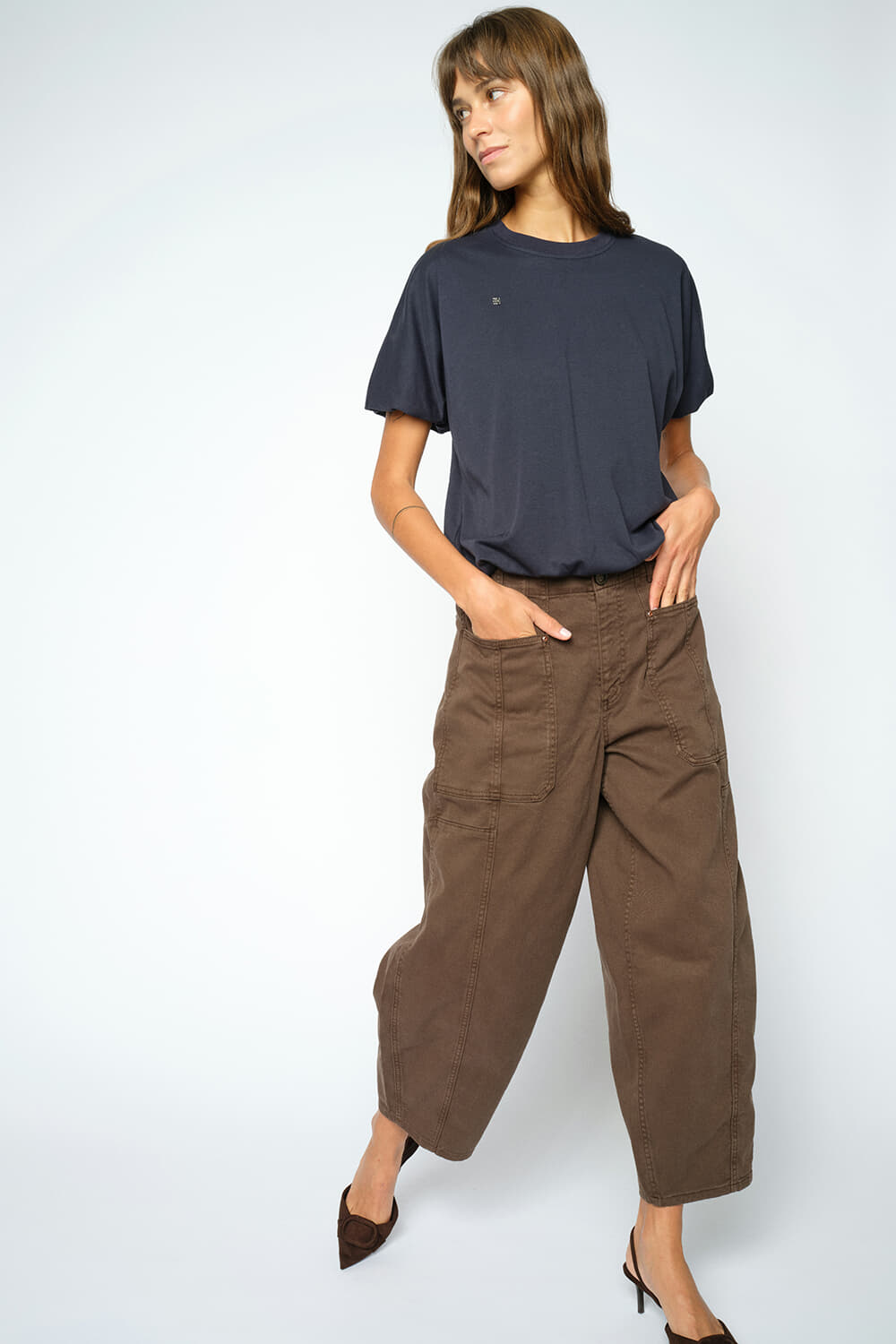 Mos Mosh Broek Rosy Via Bruin dames