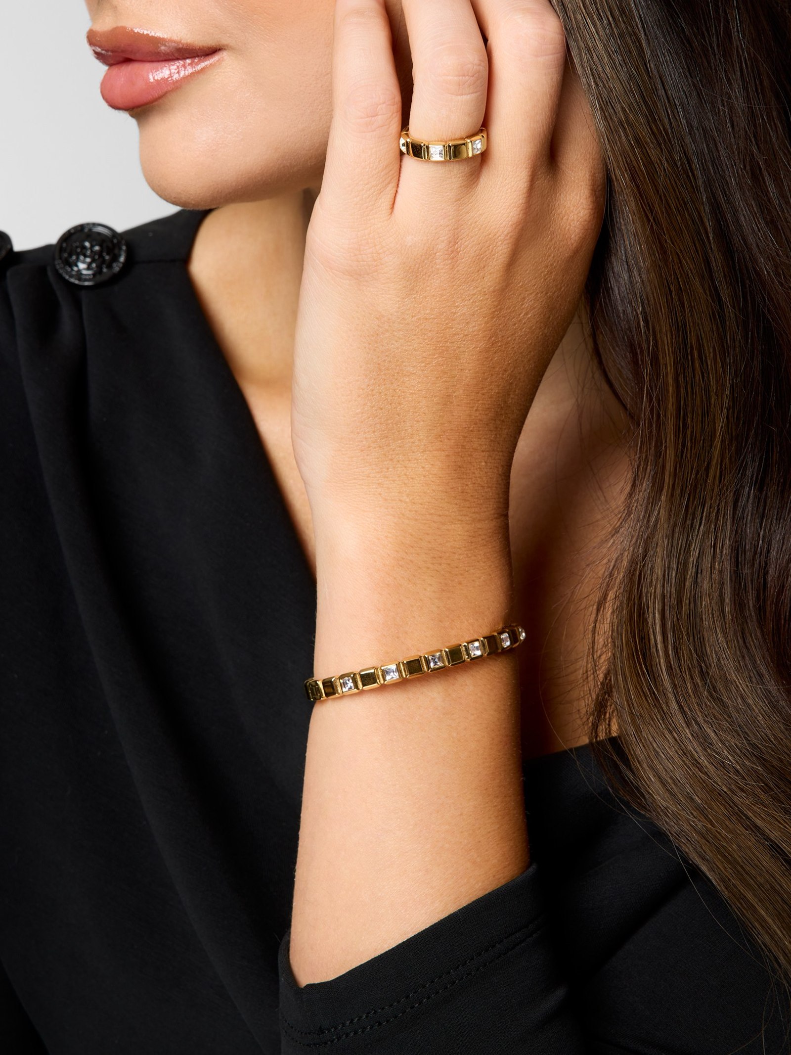 Guess Ace Of Diamonds Armband in goud
