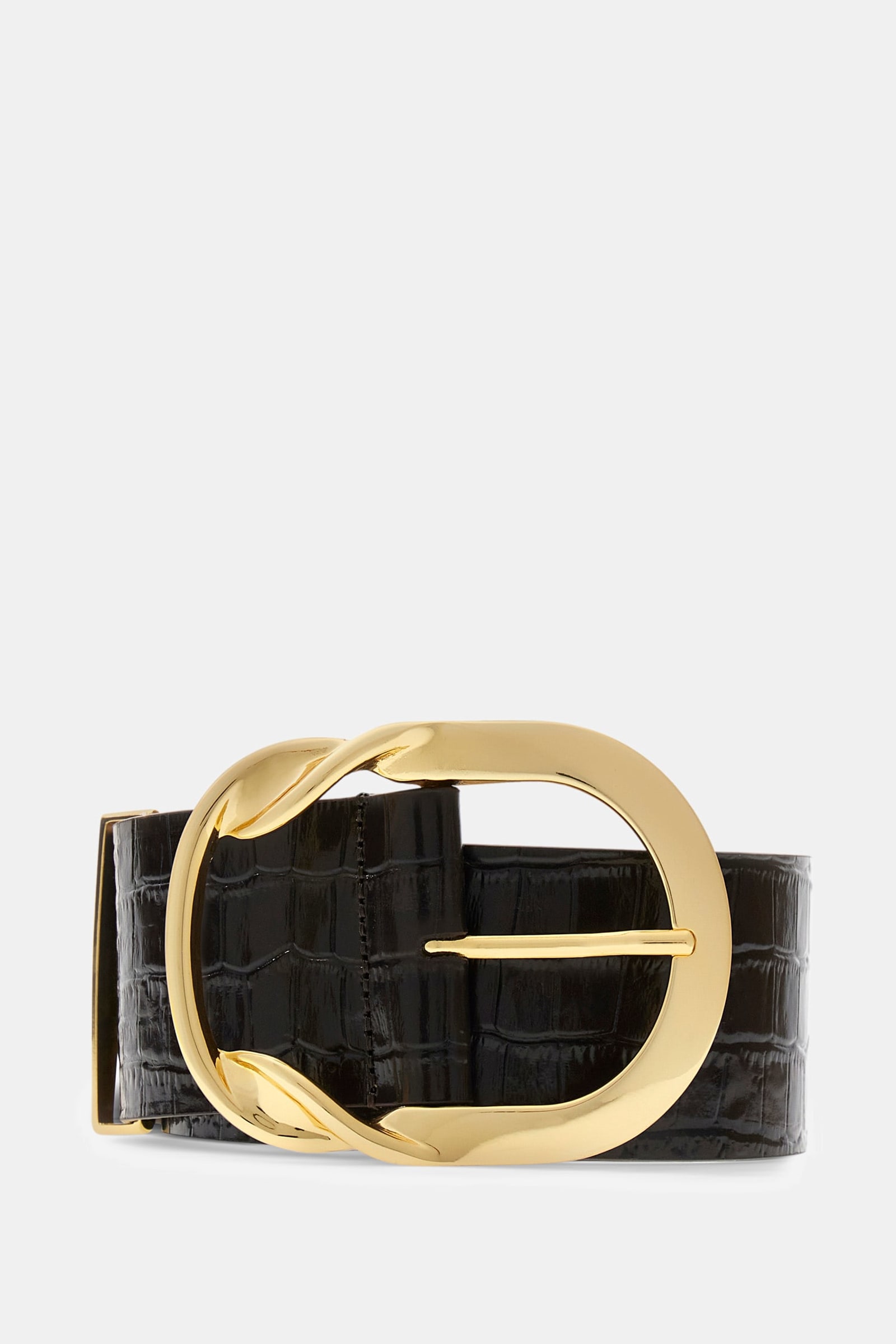 Guess Marciano Leren Riem in zwart