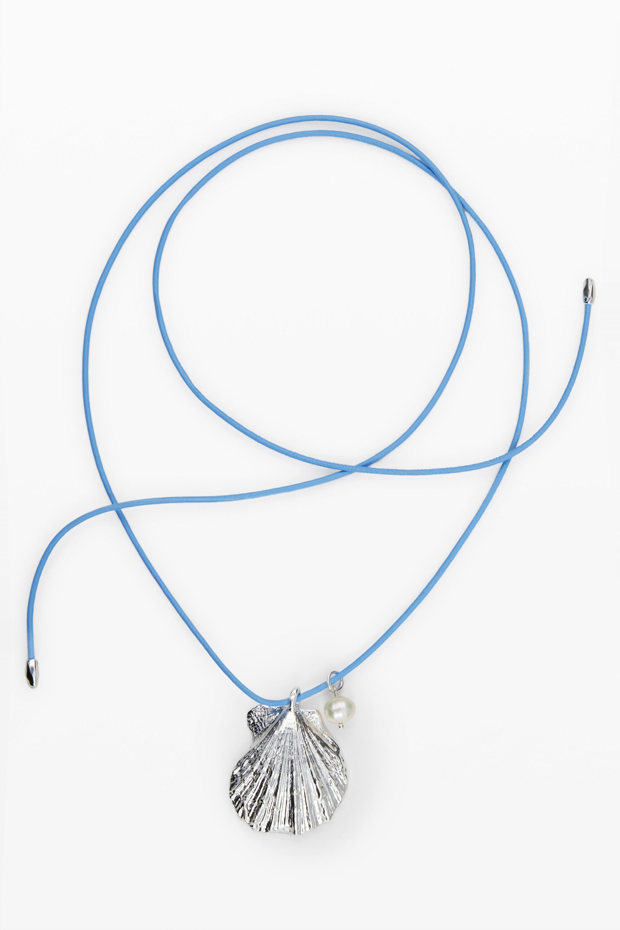 Desigual Hanger koord schelp verzilverd bad Zalio in zilver