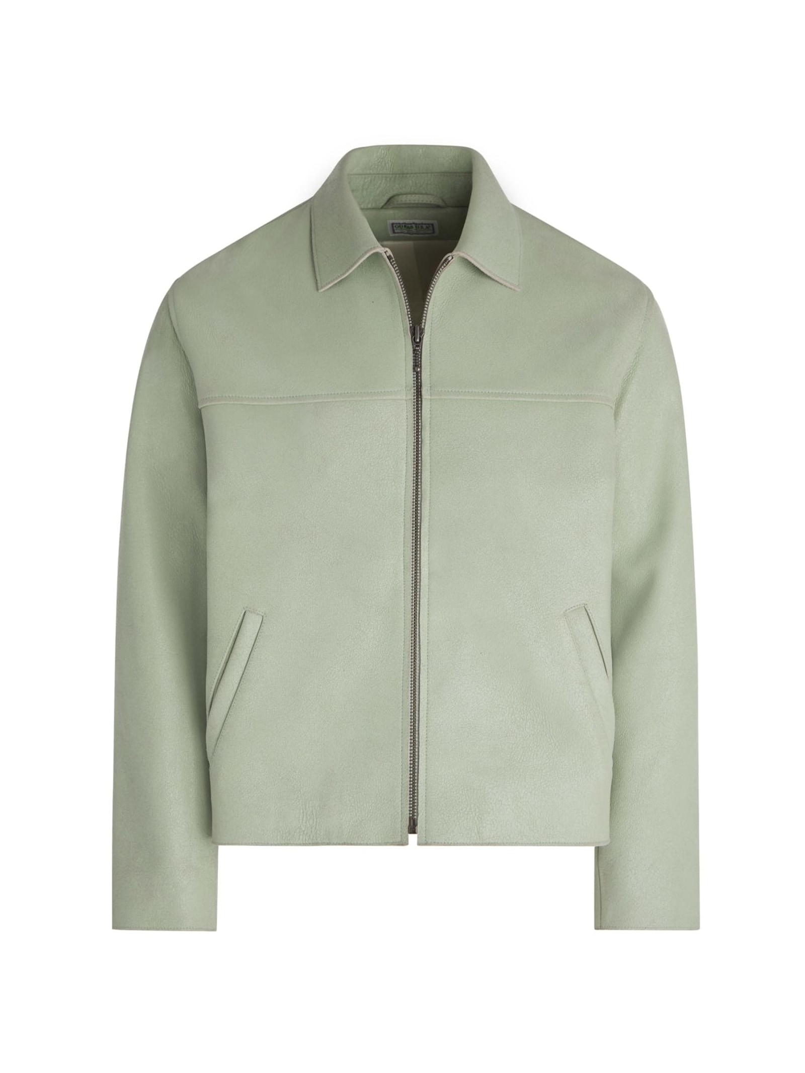 Guess Jack Van Craquelé-Leer in groen