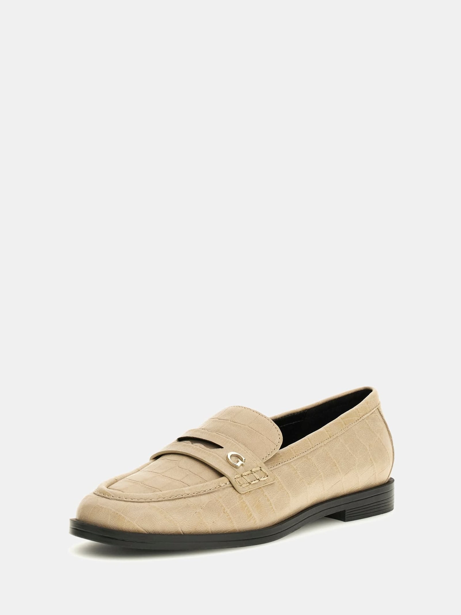 Guess Mocassin Sadien Echt Leer