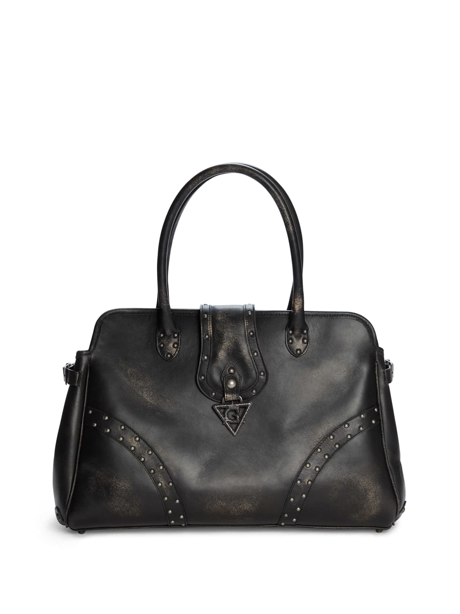 Guess Tas Van Echt Leer in zwart