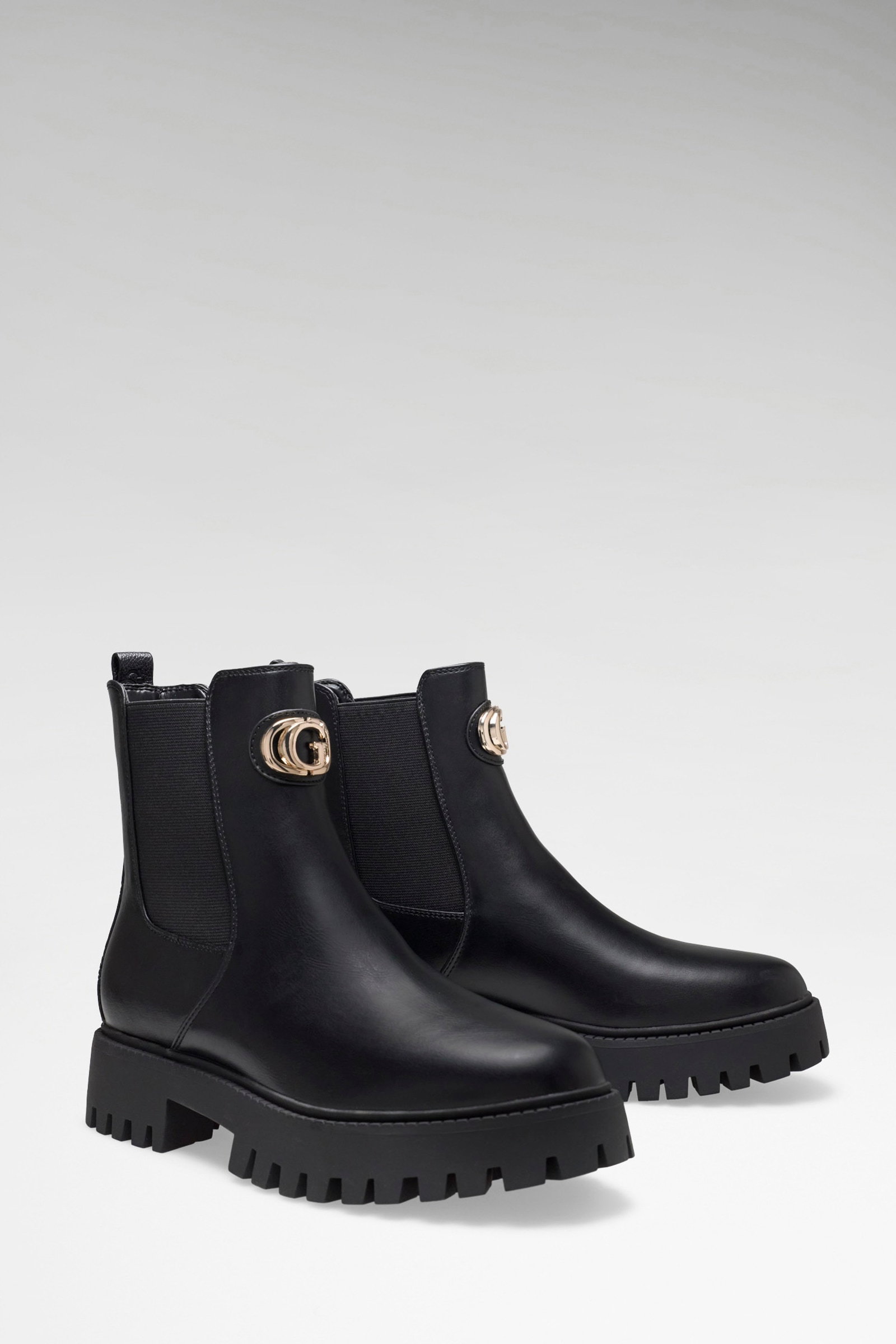 Guess Fida Nep Leren Laarzen
