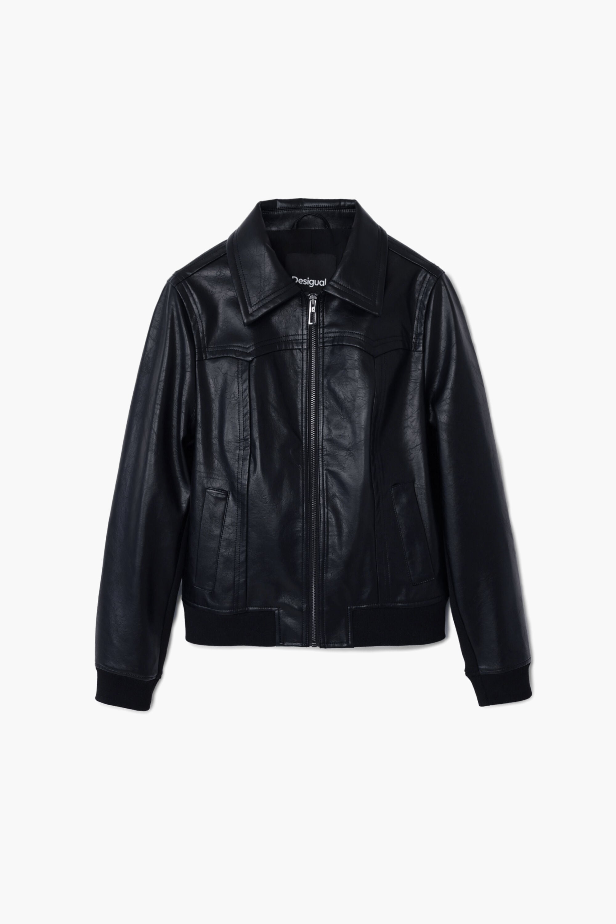 Desigual Leren bikerjack