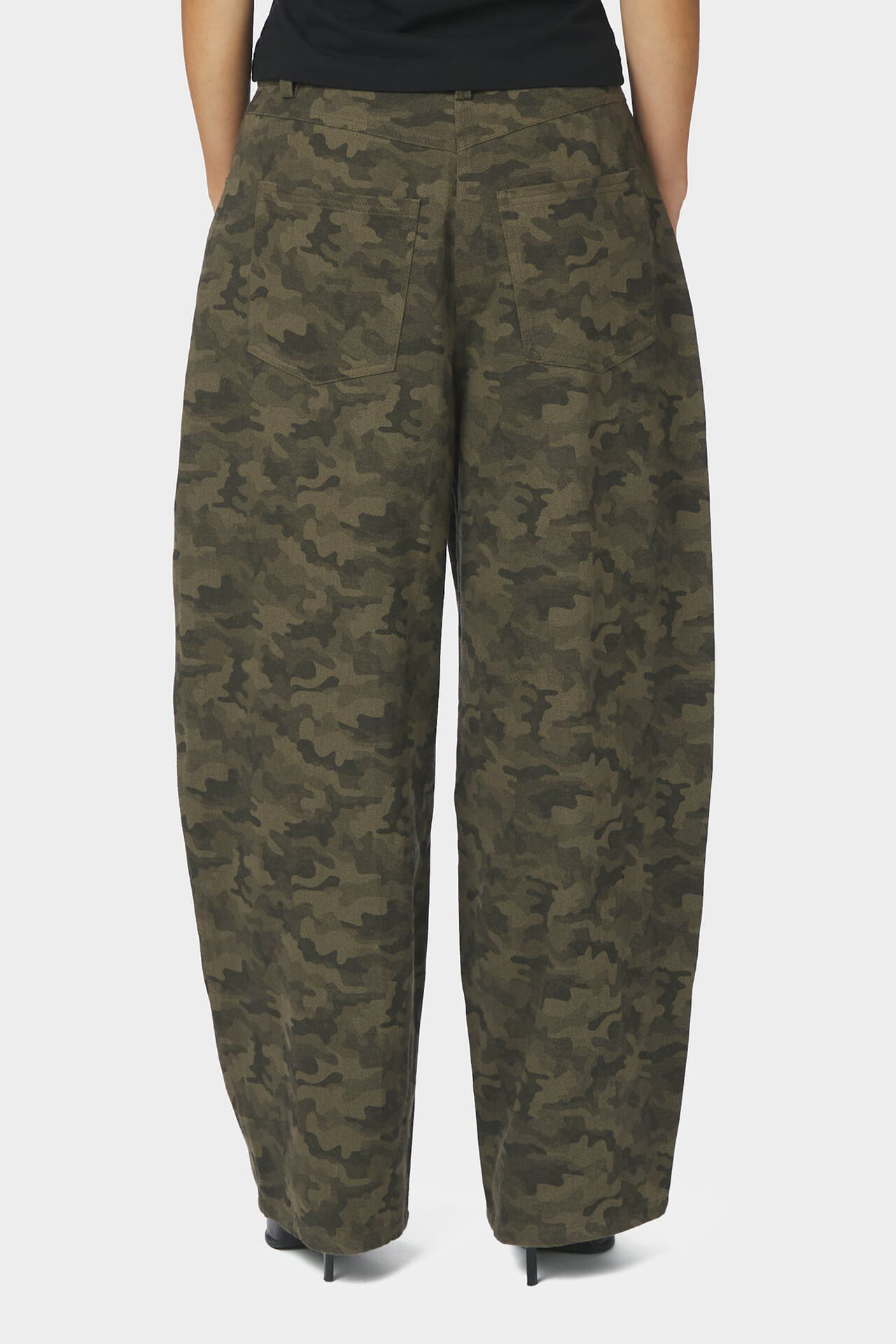Neo Noir Broek Haven Camou Groen dames