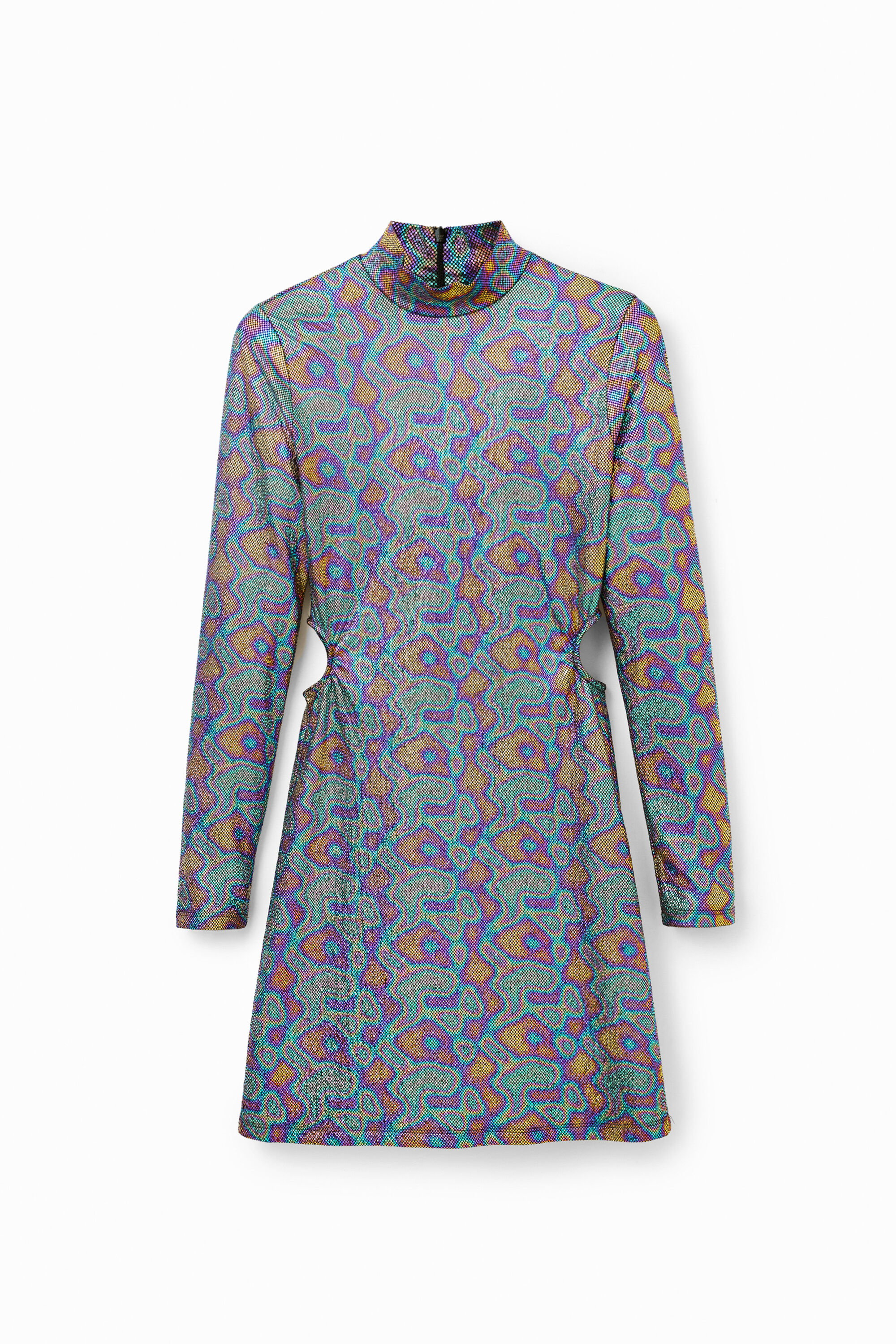 Desigual Korte metallic jurk