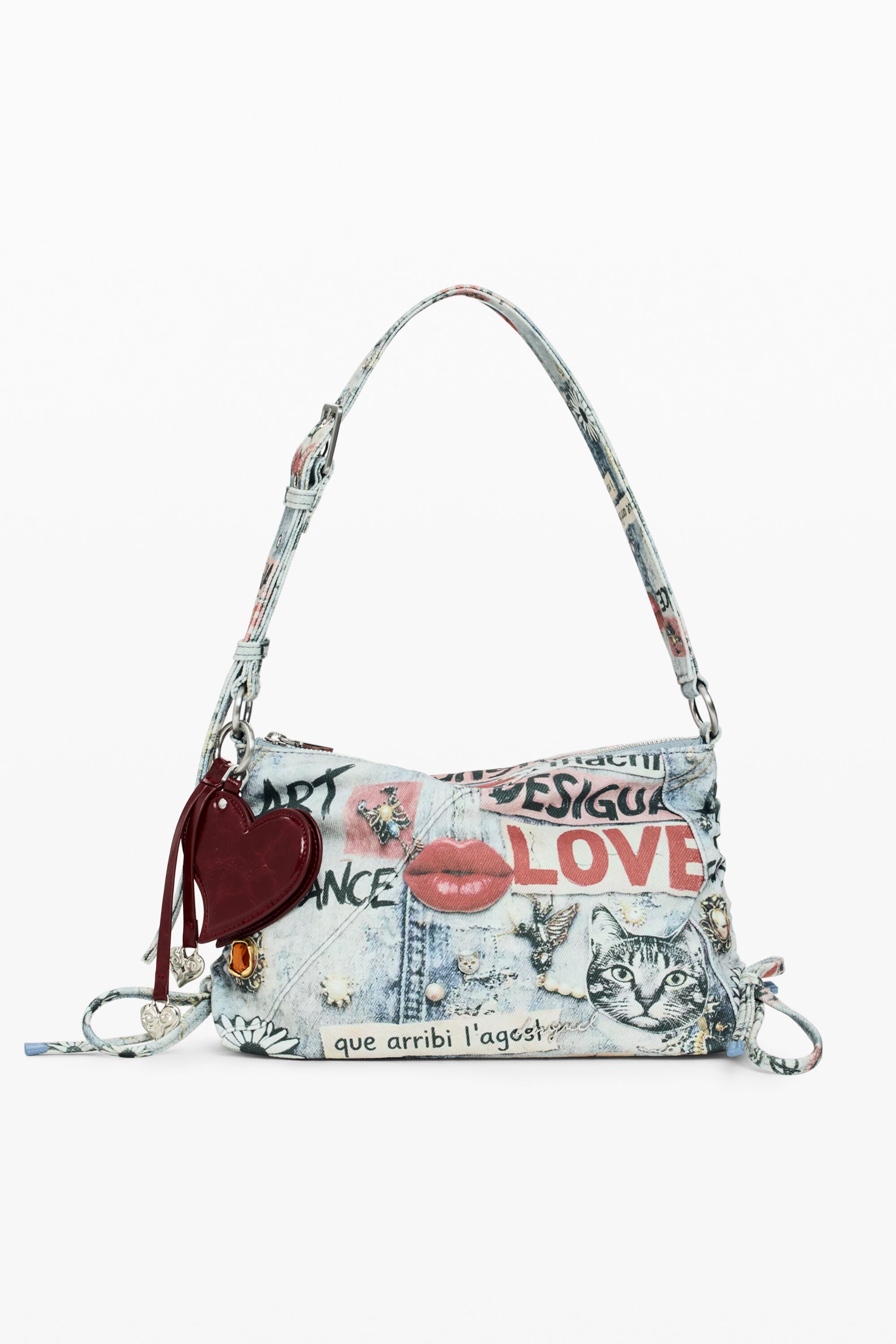 Desigual Middelgrote tas in blauw