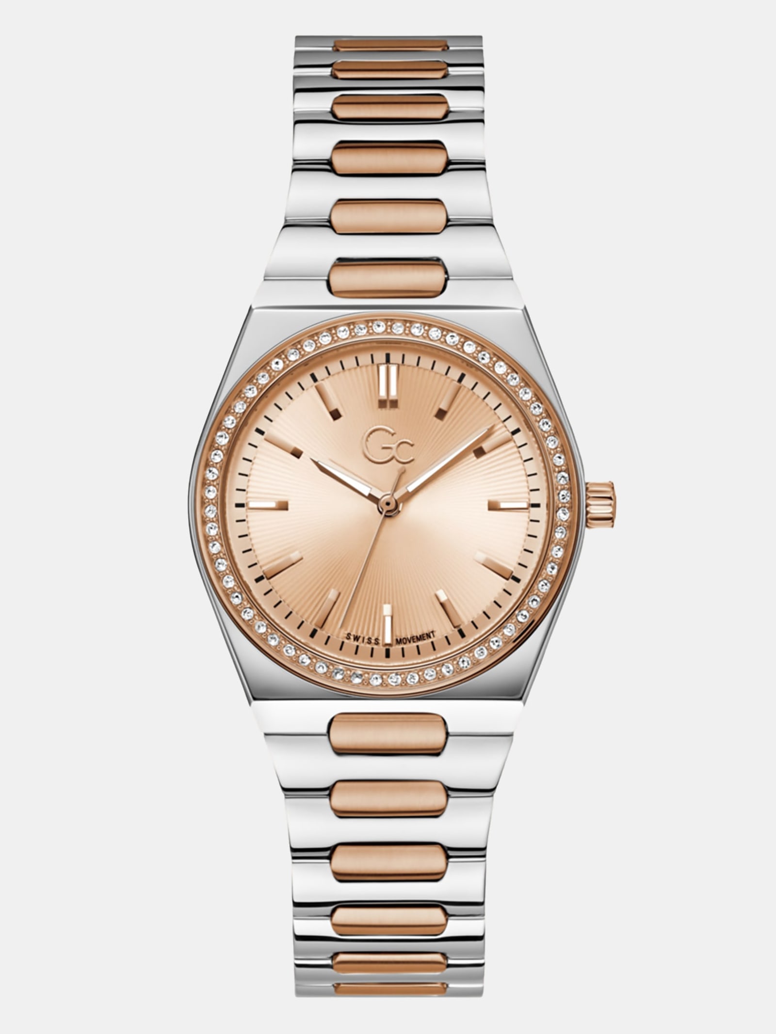 Guess Analoog Horloge Gc Staal for women in zilver