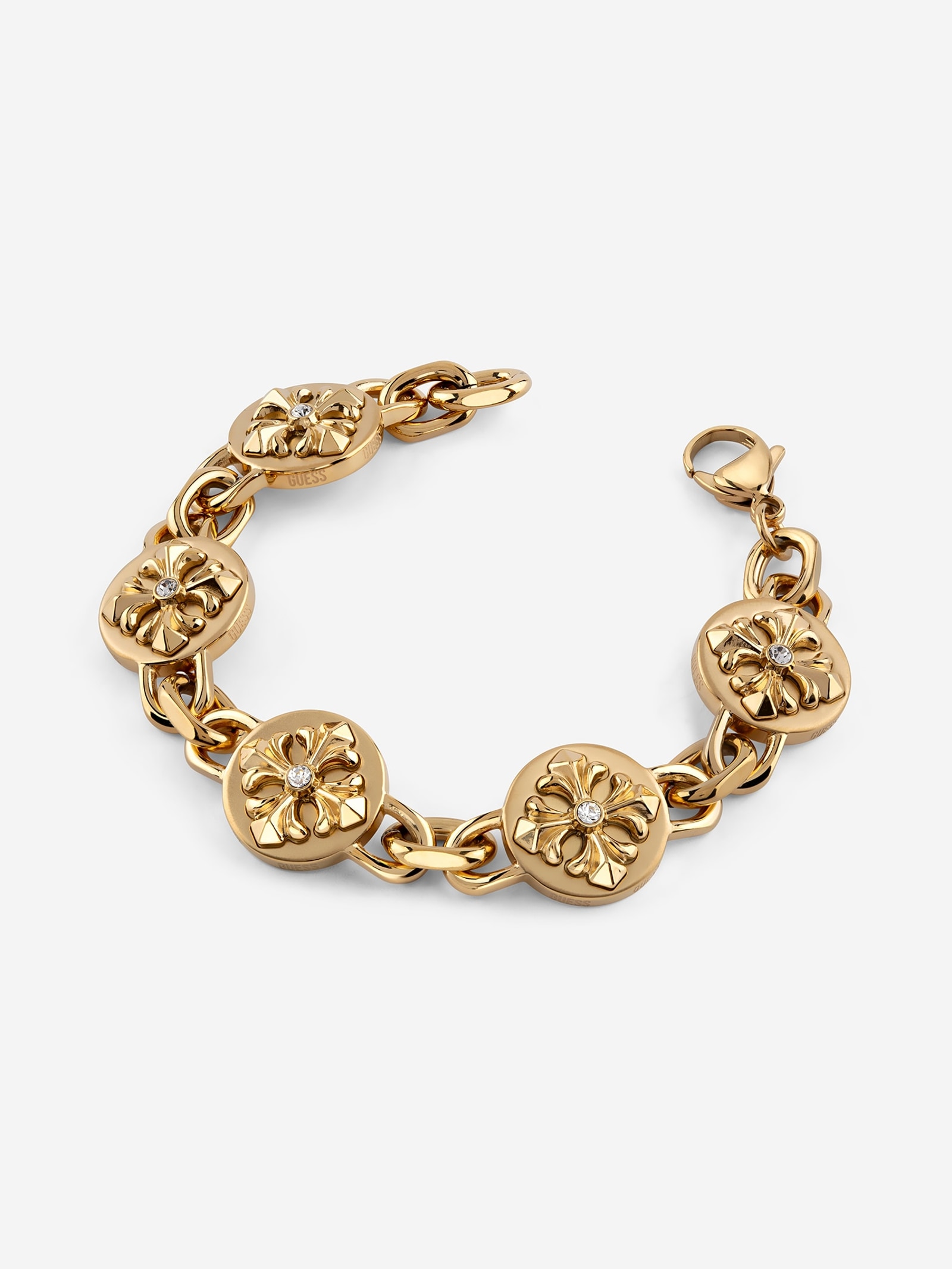 Guess Savage Rebel Armband in goud