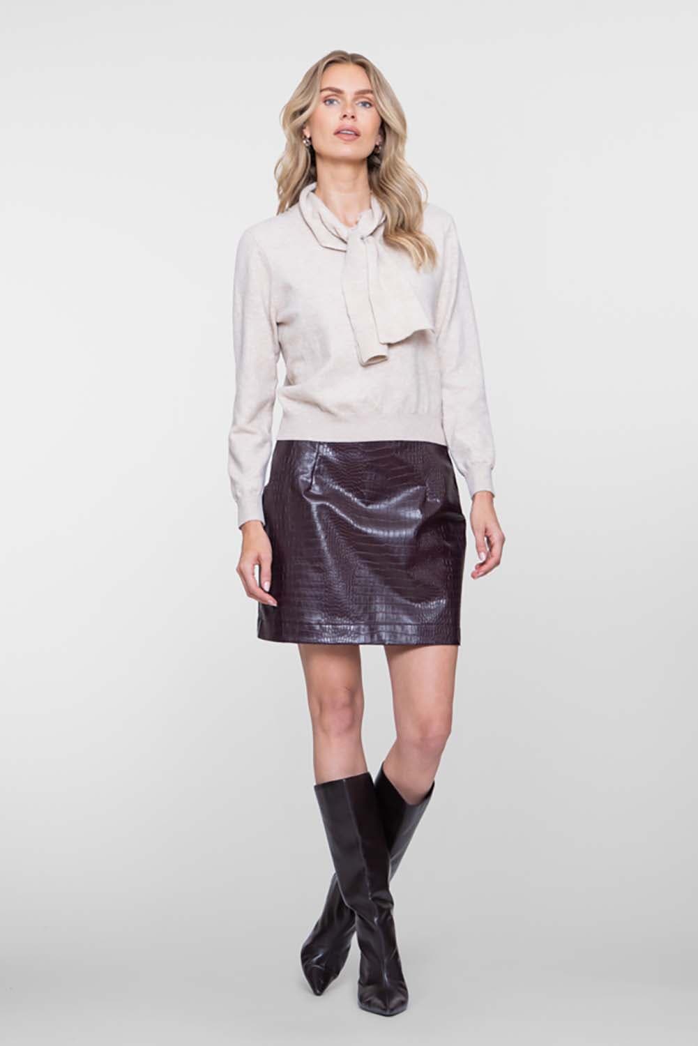 Geisha Rok Bordeaux Rood dames