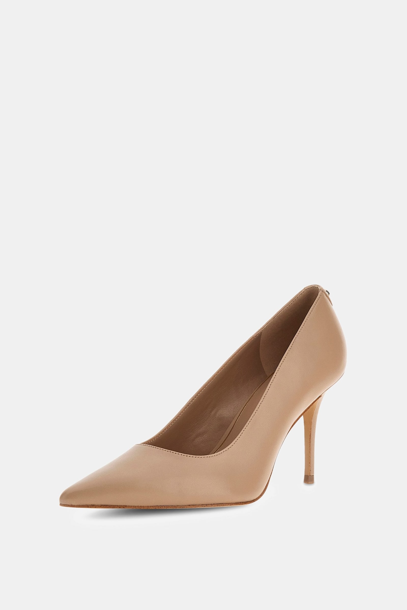 Guess Prindy Echt Leren Pumps in beige