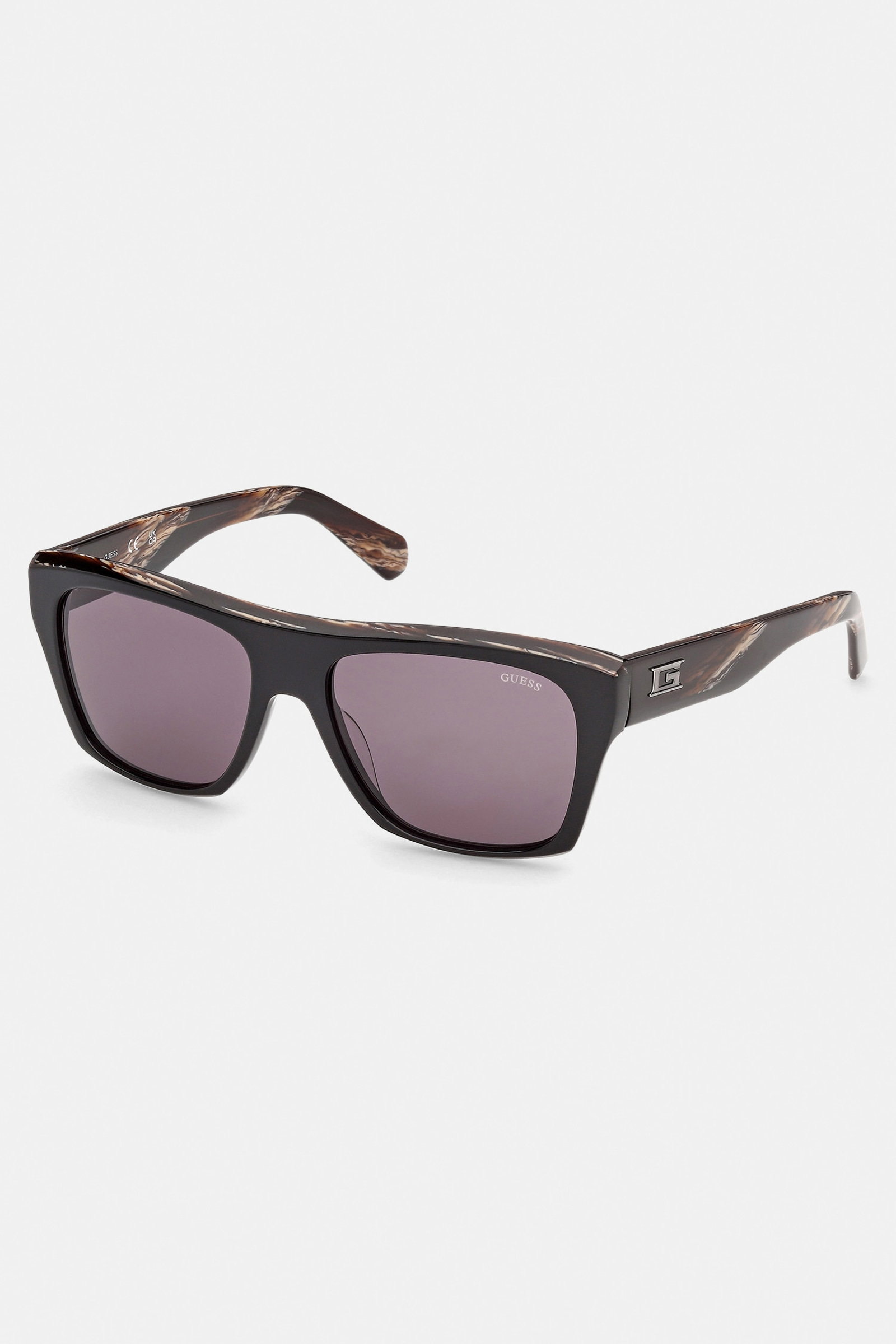 Guess Vierkante Zonnebril for men in zwart