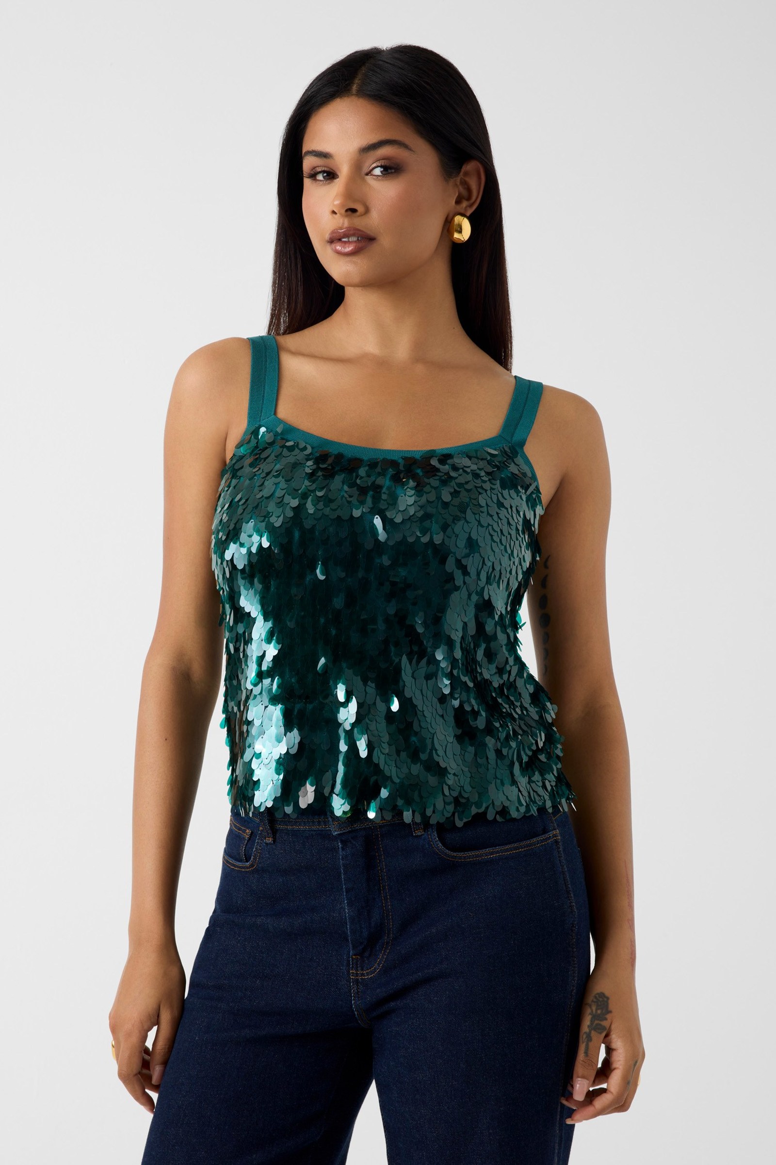 Guess Marciano Pailletten Top