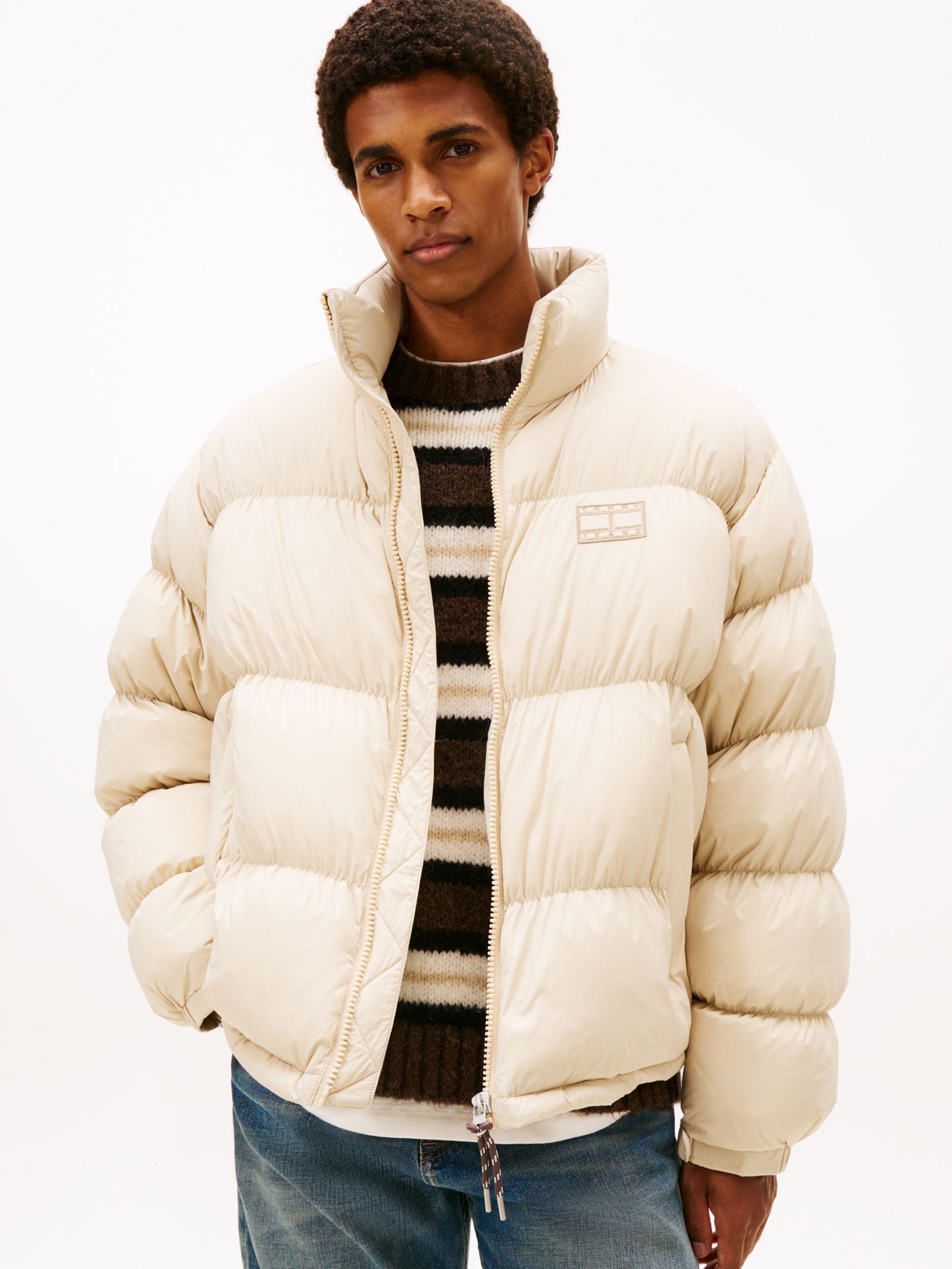 Tommy Jeans Relaxed fit Alaska pufferjack met dons