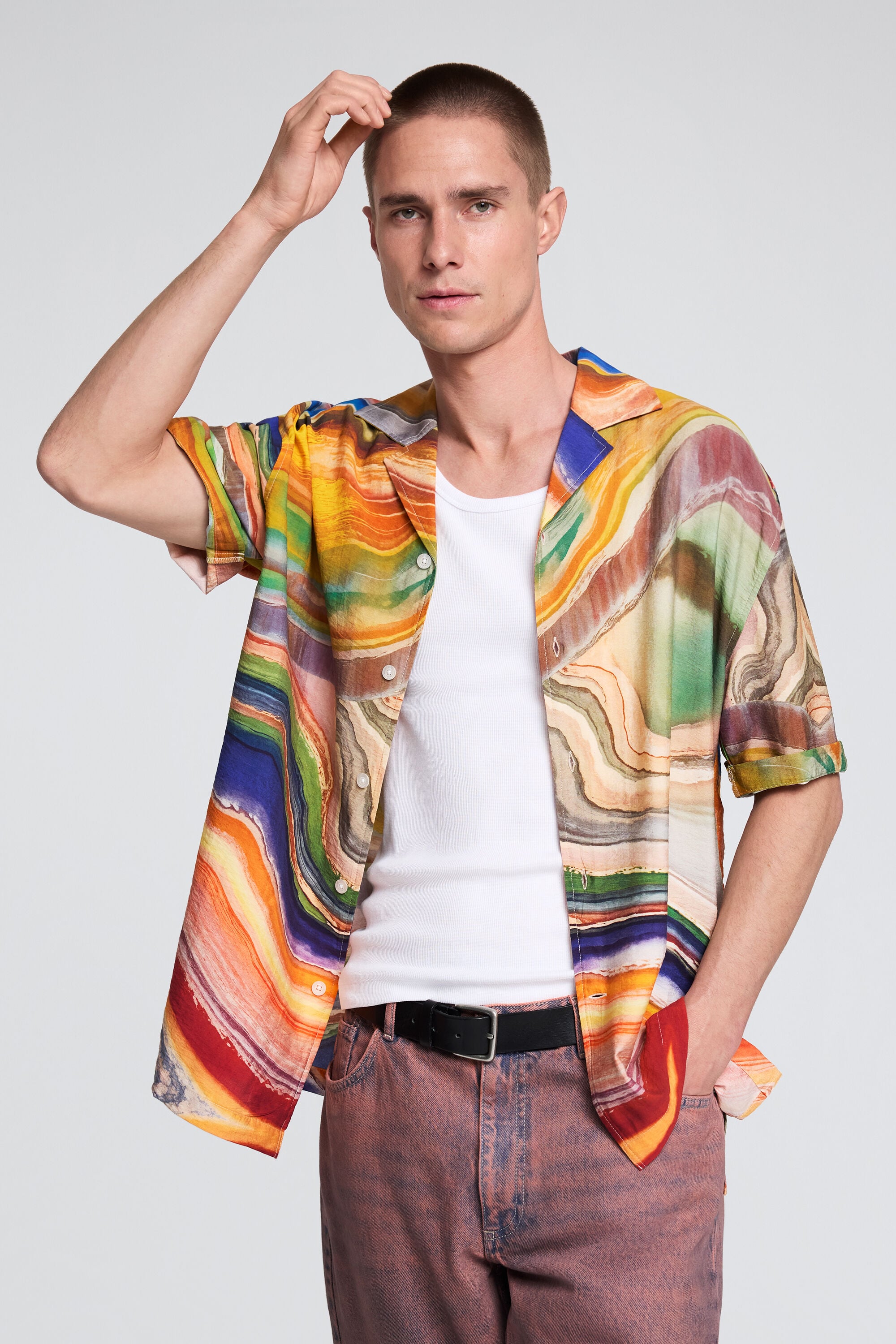 Desigual Overhemd met abstracte print