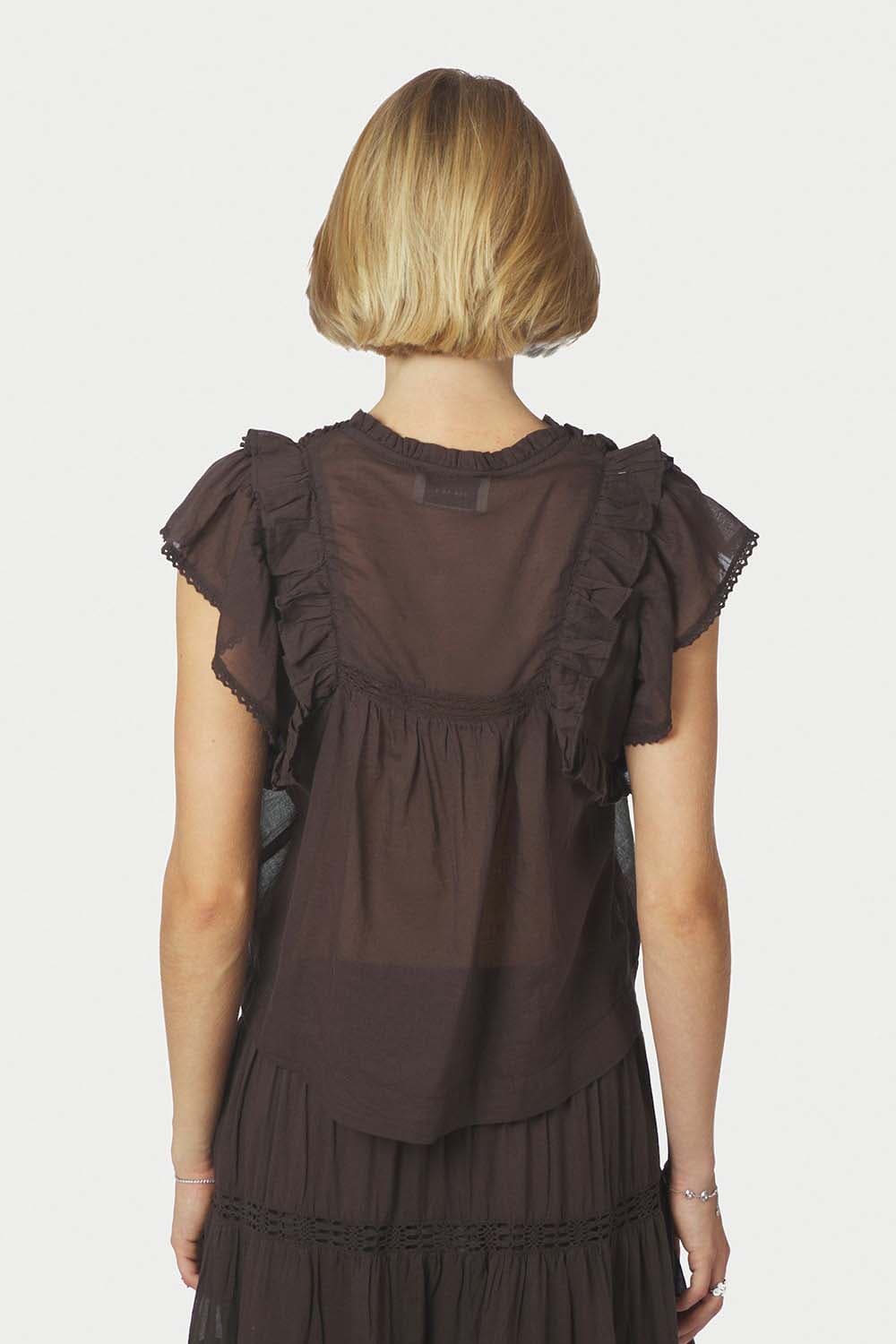 Neo Noir Top Jayla Bruin dames