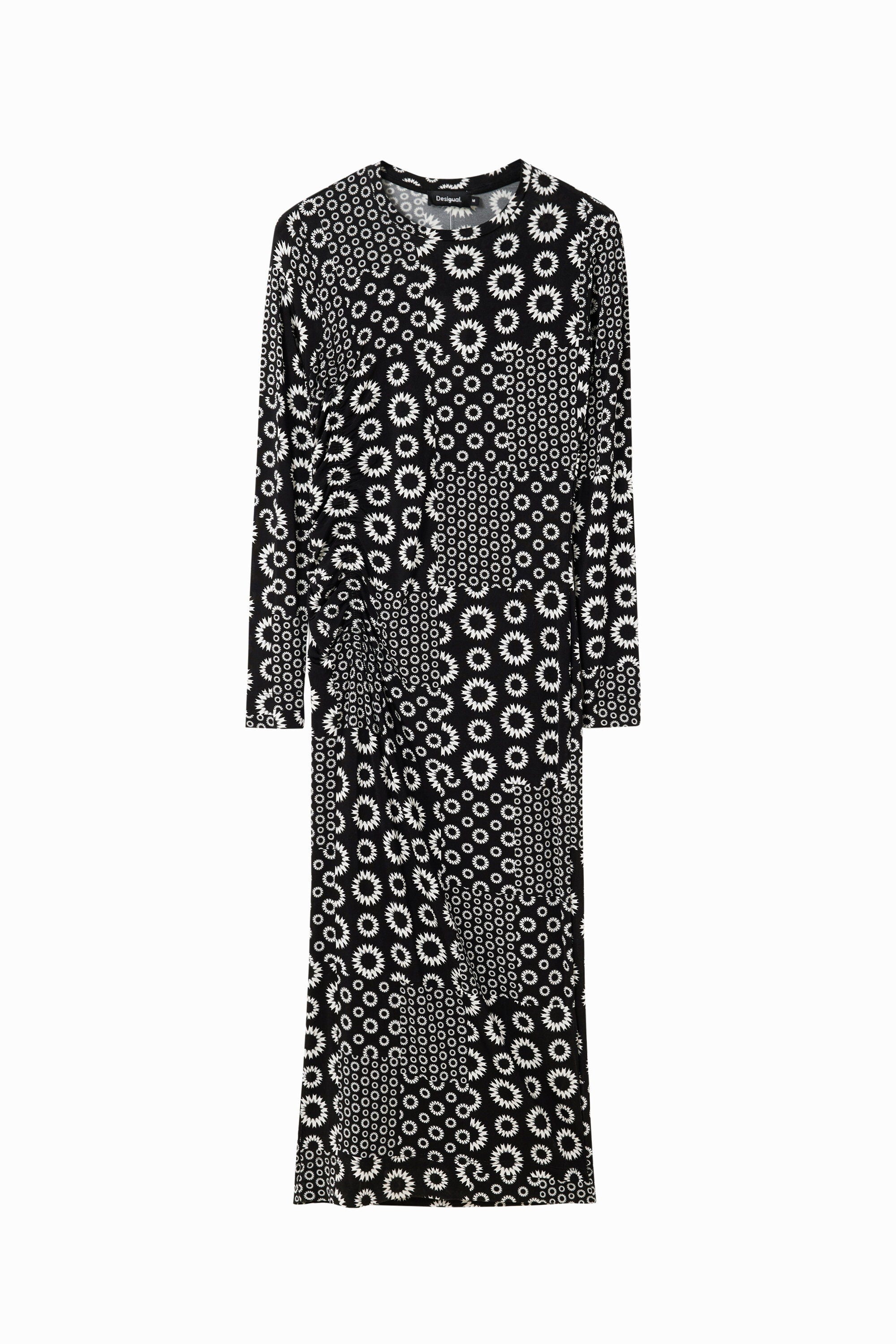 Desigual Slim fit midi-jurk met patch