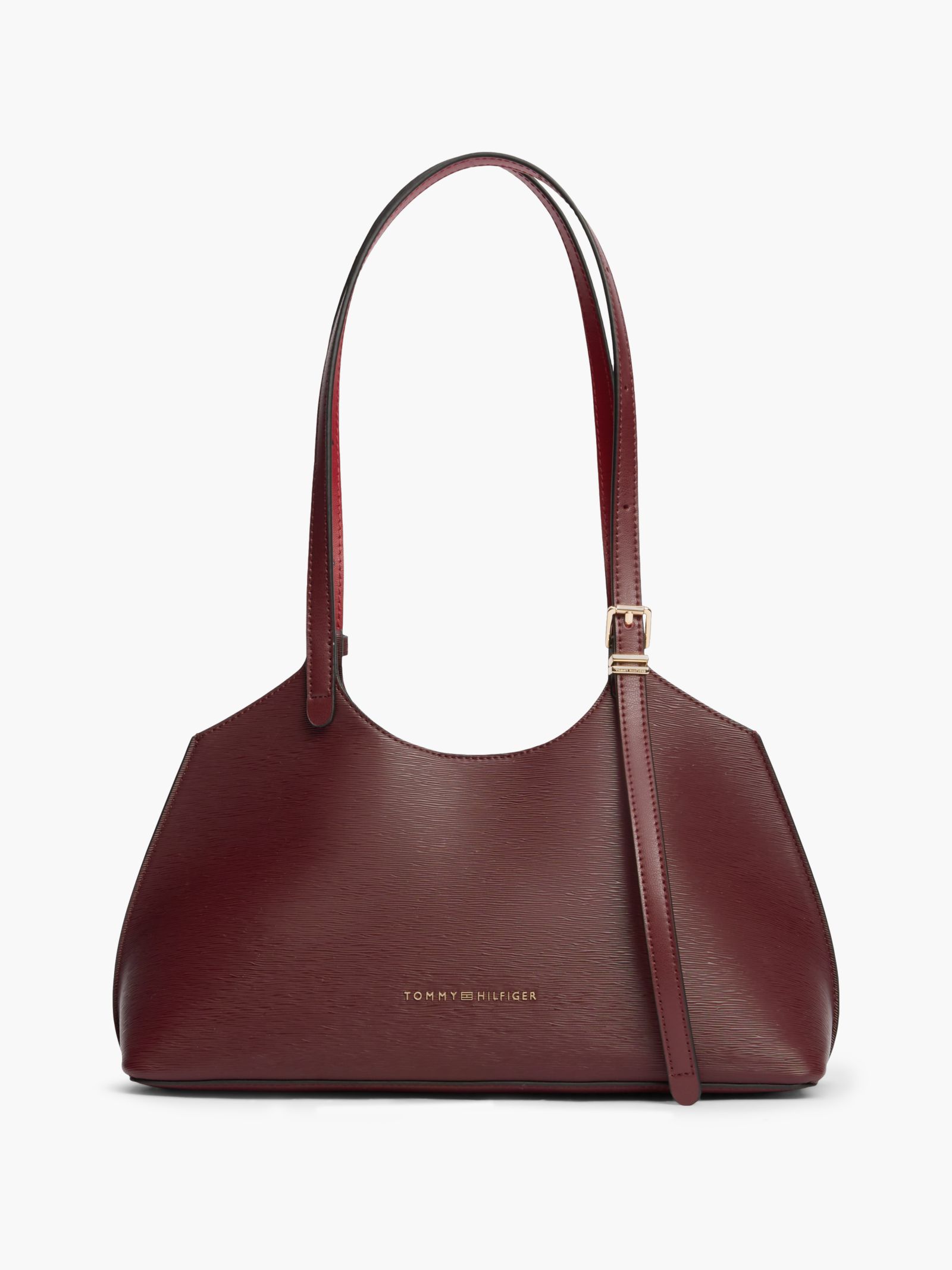 Tommy Hilfiger TH Modern getextureerde shopper in rood