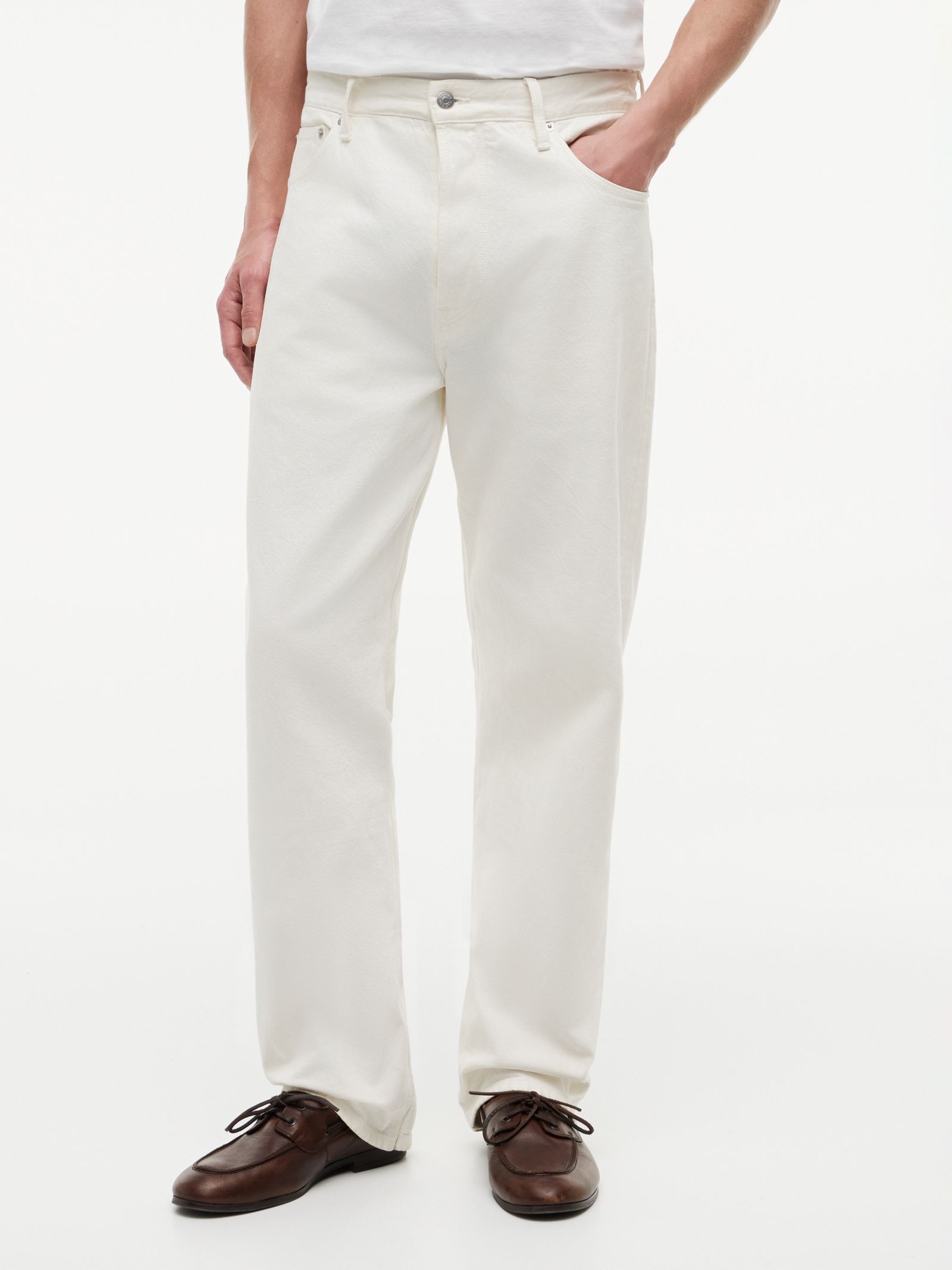 Tommy Hilfiger Grand Loose Jeans met gesp en wassing