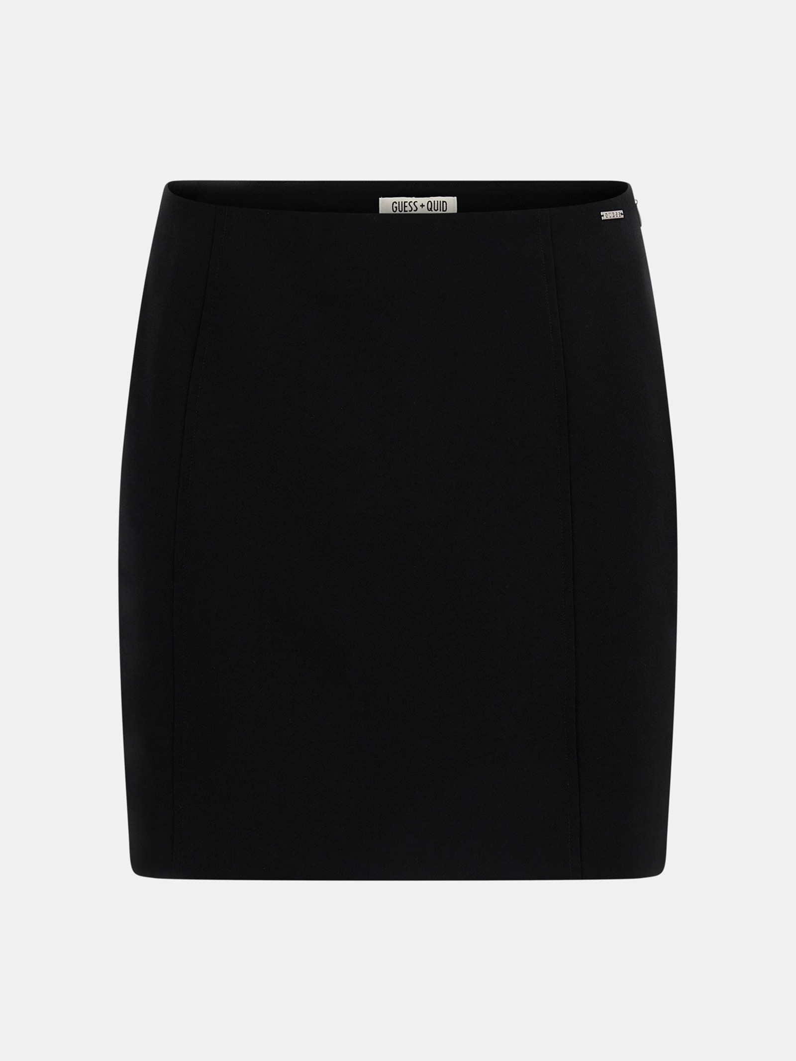 Guess Minirok Keperstof in zwart