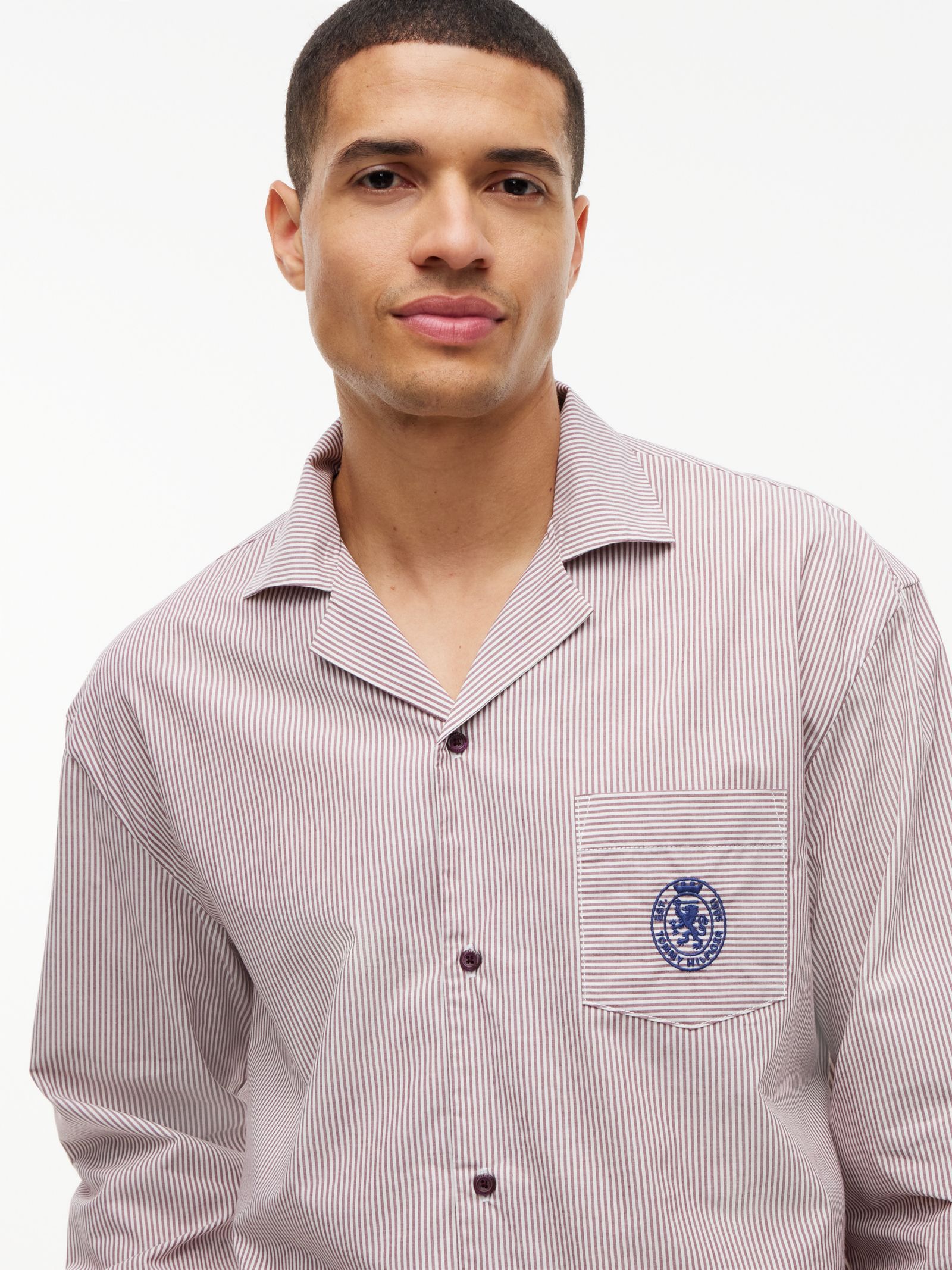 Tommy Hilfiger TH Original geweven pyjama met embleem in cadeaubox